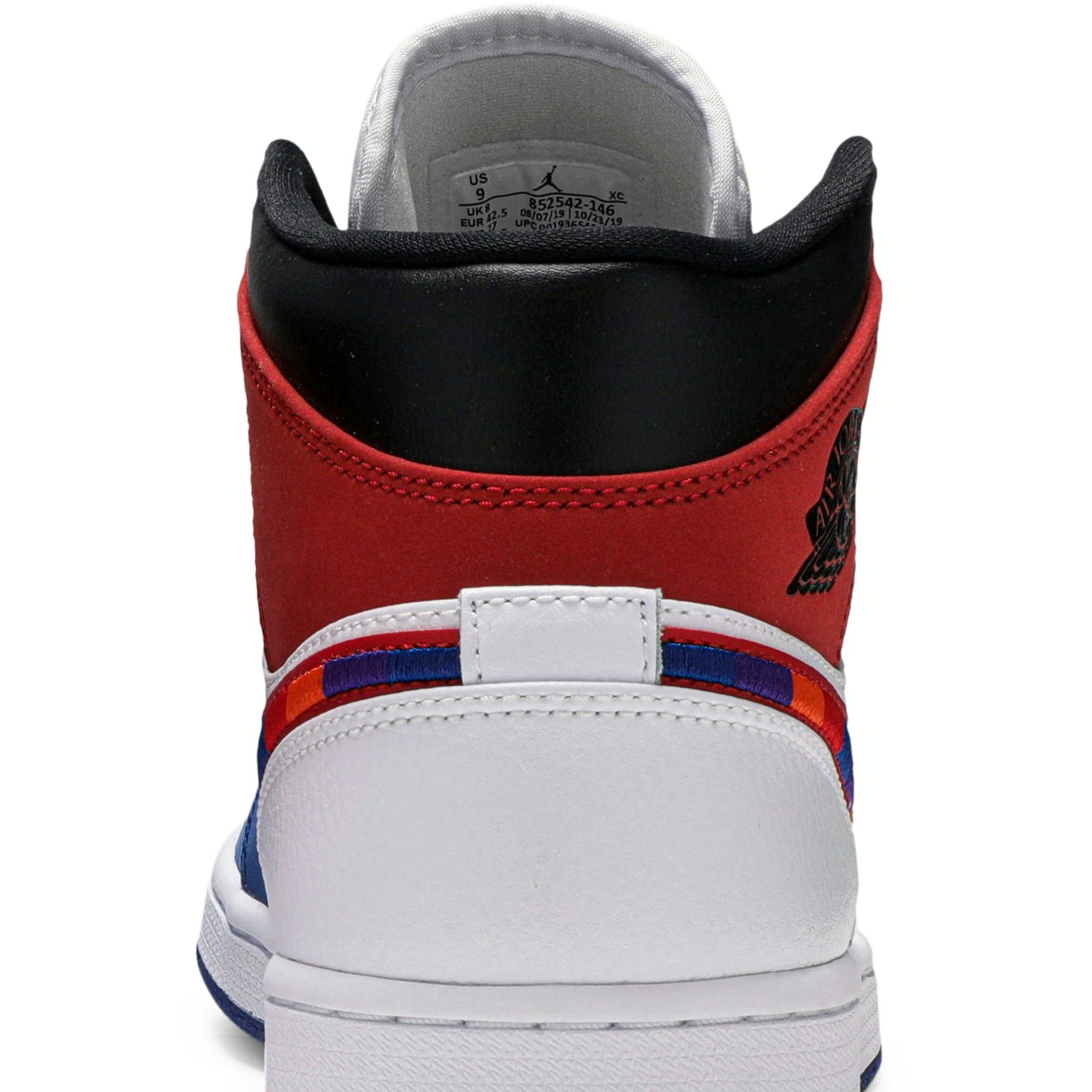 Air Jordan 1 Mid ‘Multicolored Swoosh’ 852542-146 Domahi store