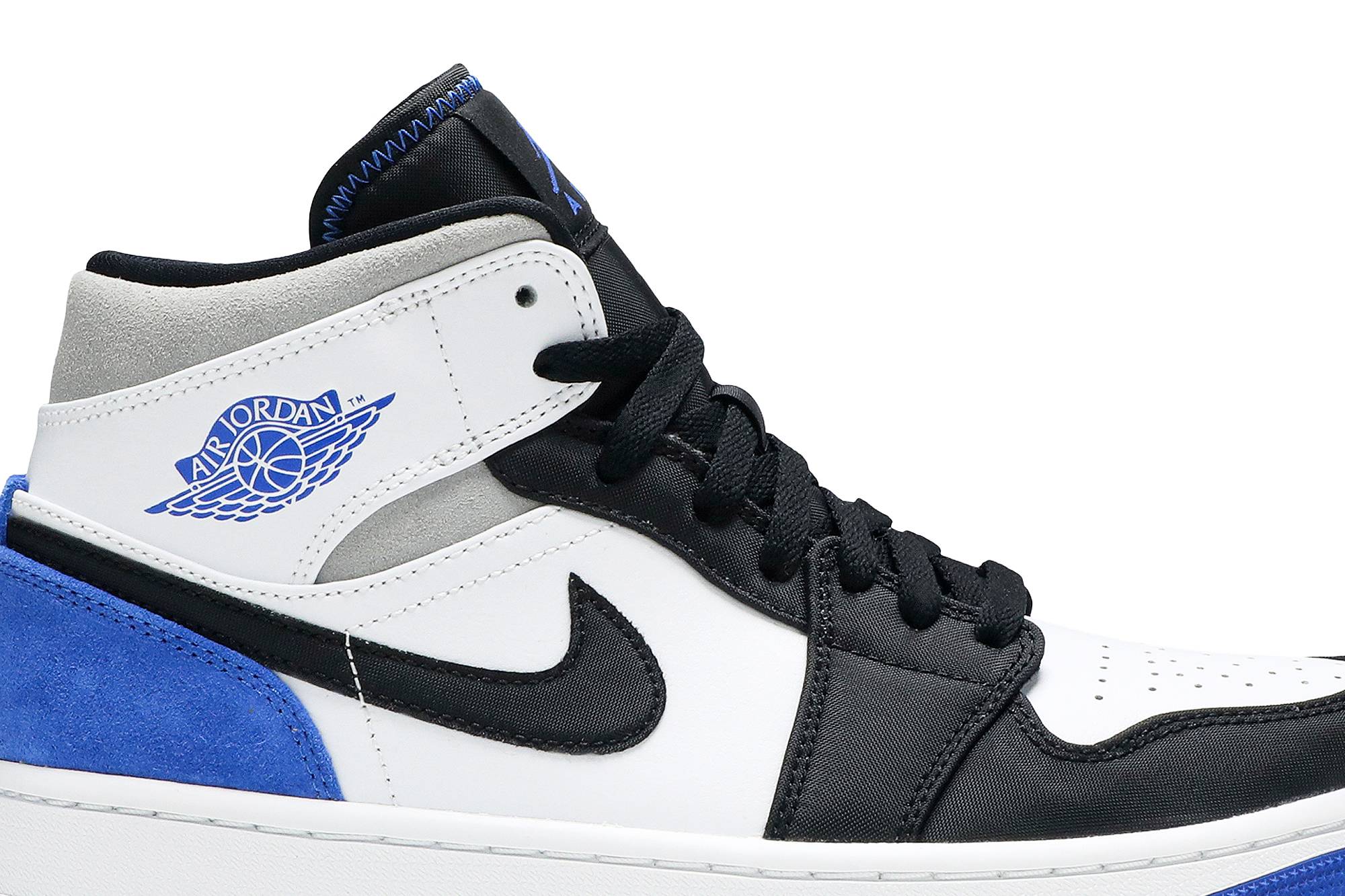 Air Jordan 1 Mid SE ‘Royal Black Toe’ 852542-102 Domahi store
