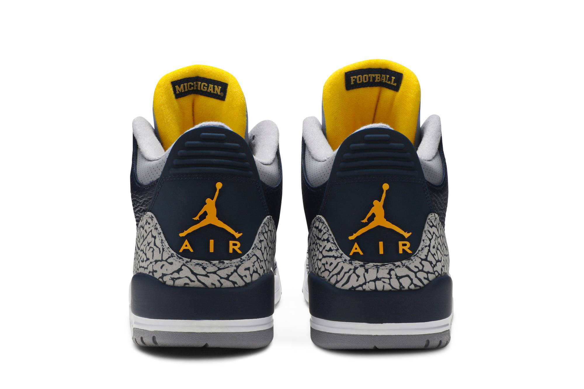 Air Jordan 3 Retro ‘Michigan Wolverines’ PE AJ3-820064 Domahi store