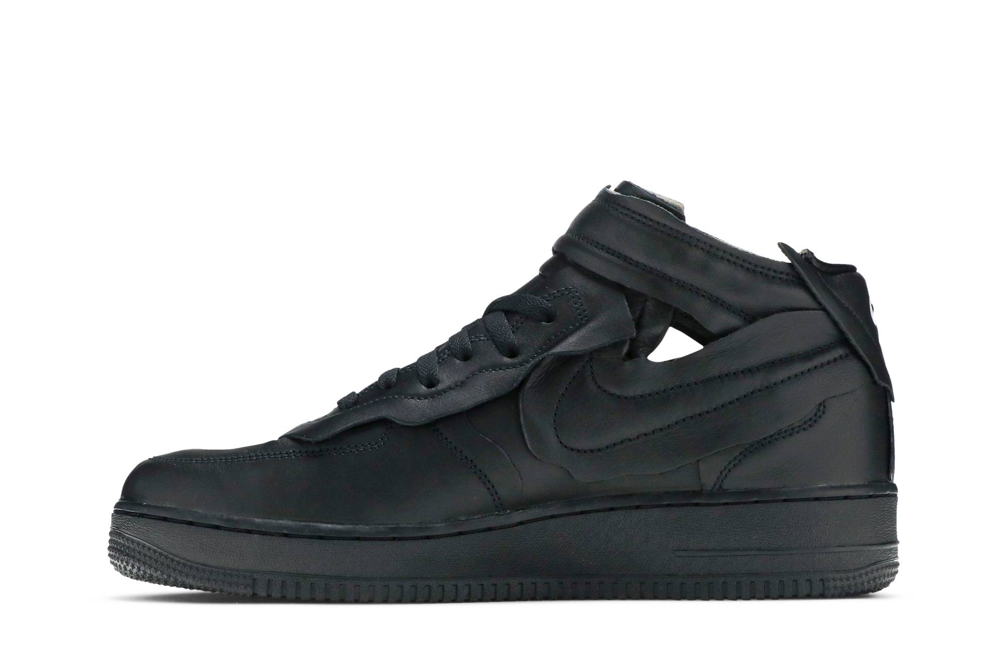Comme des Garcons x Nike Air Force 1 Mid ‘Triple Black’ DC3601-001 Domahi store