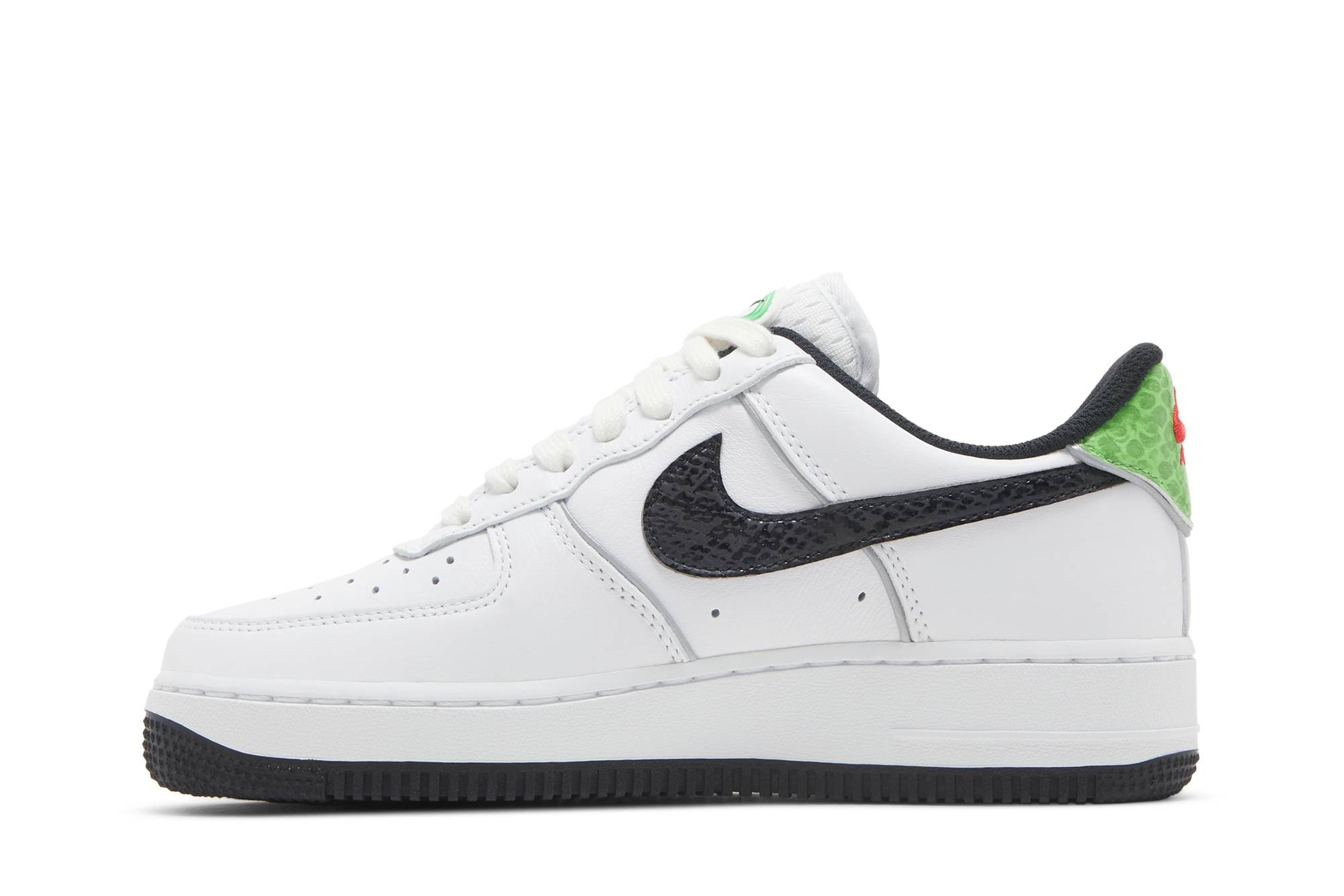 Nike Air Force 1 Low ’07 Just Do ItSnakeskin White Black DV1492-101 Domahi store