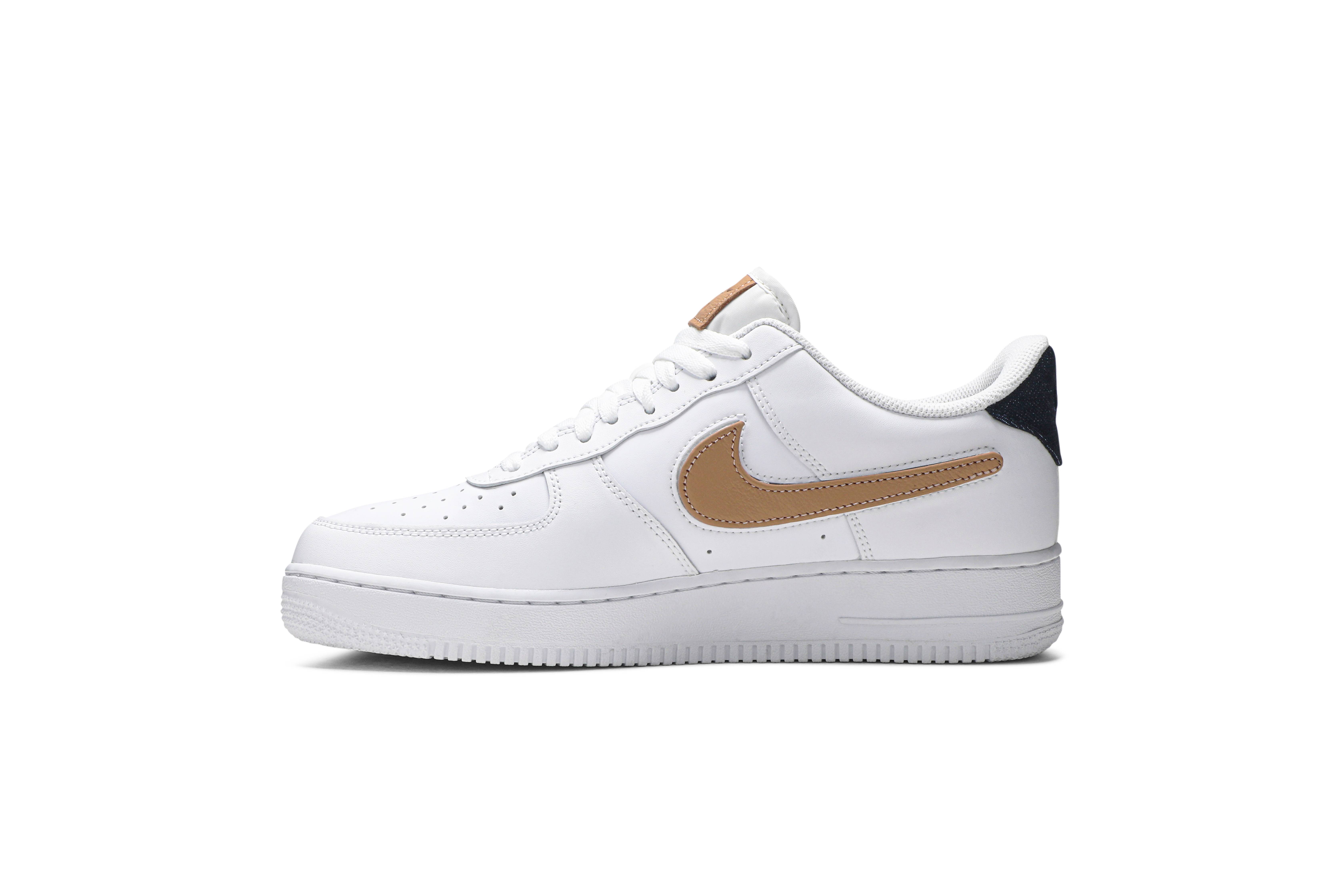 Nike Air Force 1 Low ’07 LV8 ‘Removable Swoosh – White Vachetta Tan’ CT2253-100 Domahi store
