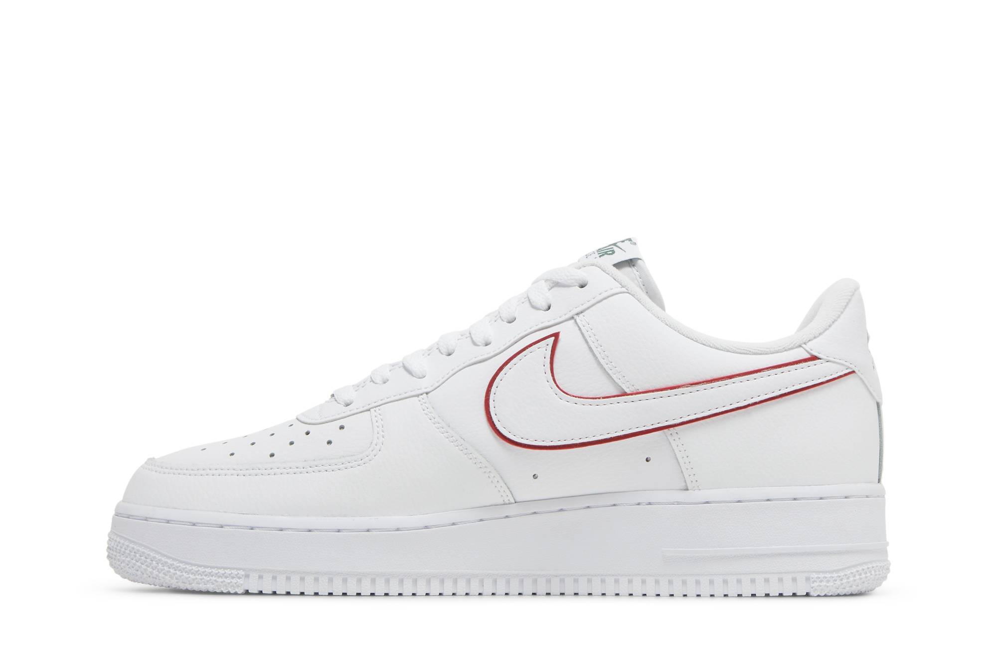Nike Air Force 1 Low ‘Just Do It White Noble Green Metallic Silver University Red’ DQ0791-100 Domahi store