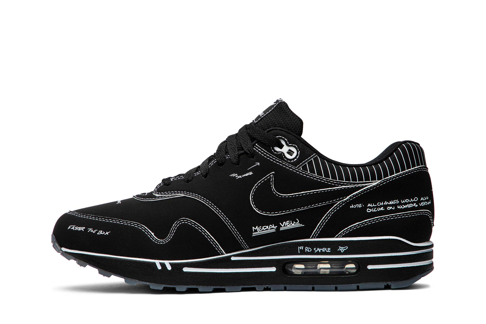 Nike Air Max 1 ‘Tinker Sketch to Shelf – Black Schematic’ CJ4286-001 Domahi store