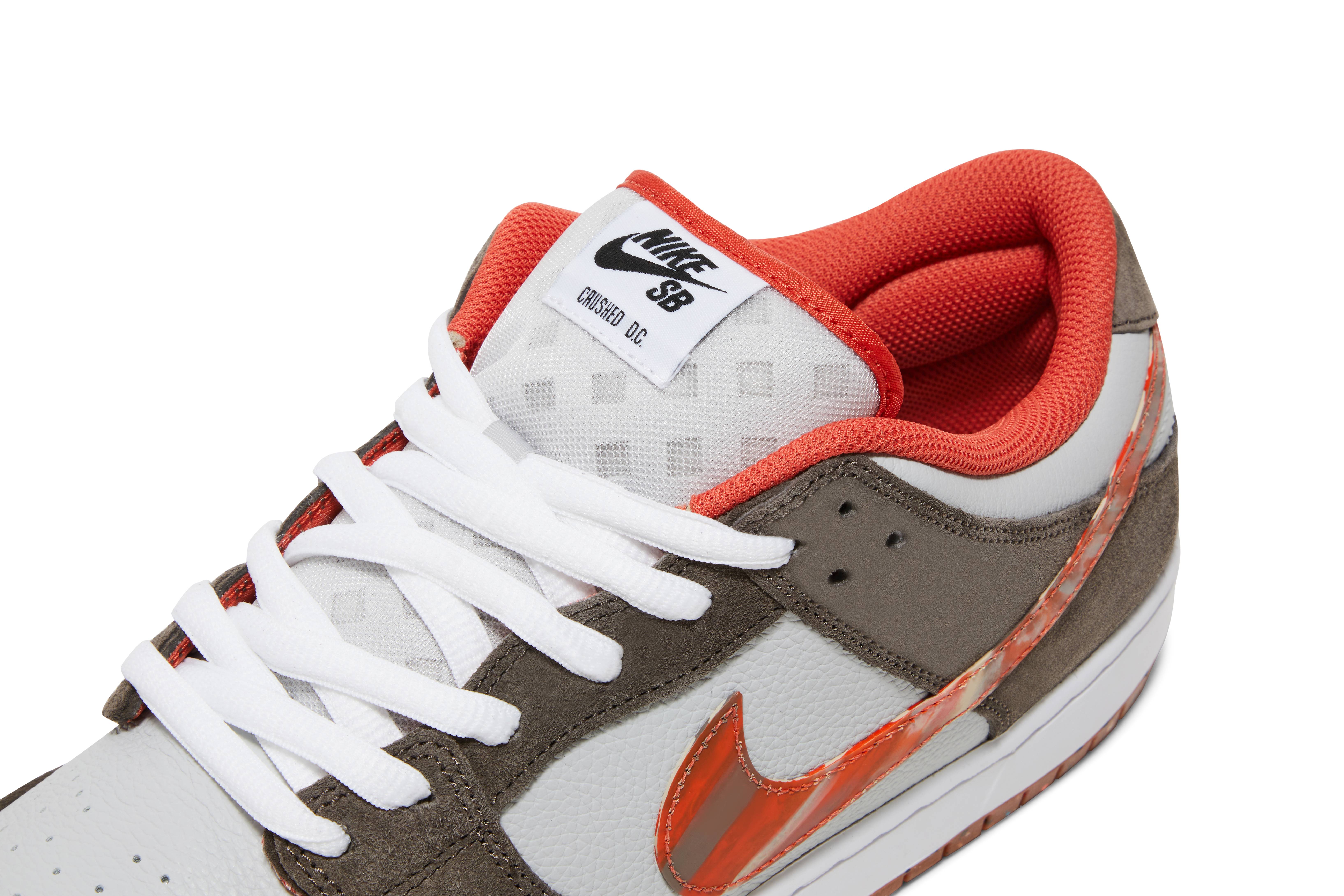 Nike SB Dunk Low x Crushed Skate Shop ‘Olive Grey/Mantra Orange’ DH7782-001 Domahi store