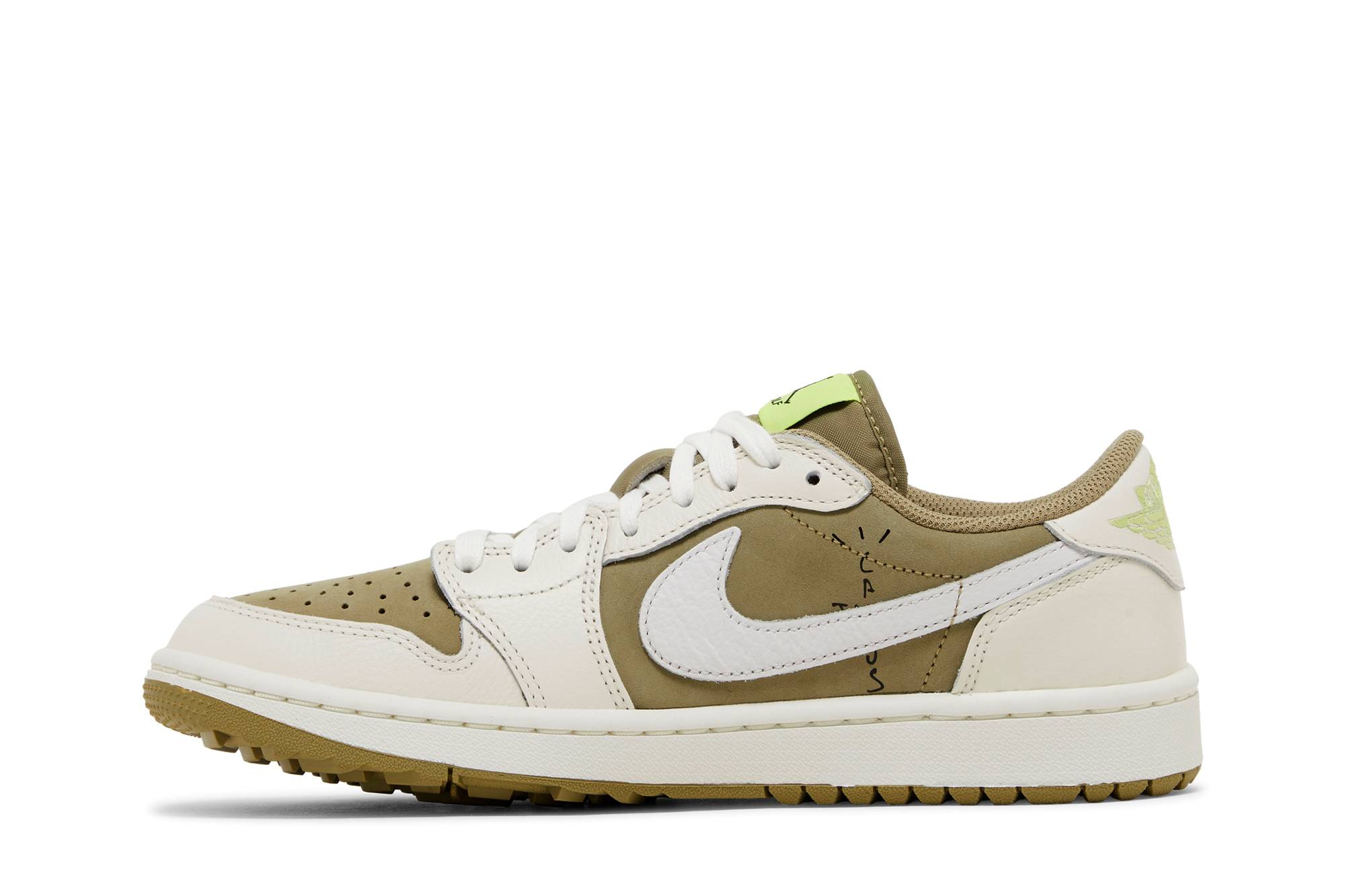 Travis Scott x Air Jordan 1 Low Golf ‘Neutral Olive’ FZ3124-200 Domahi store