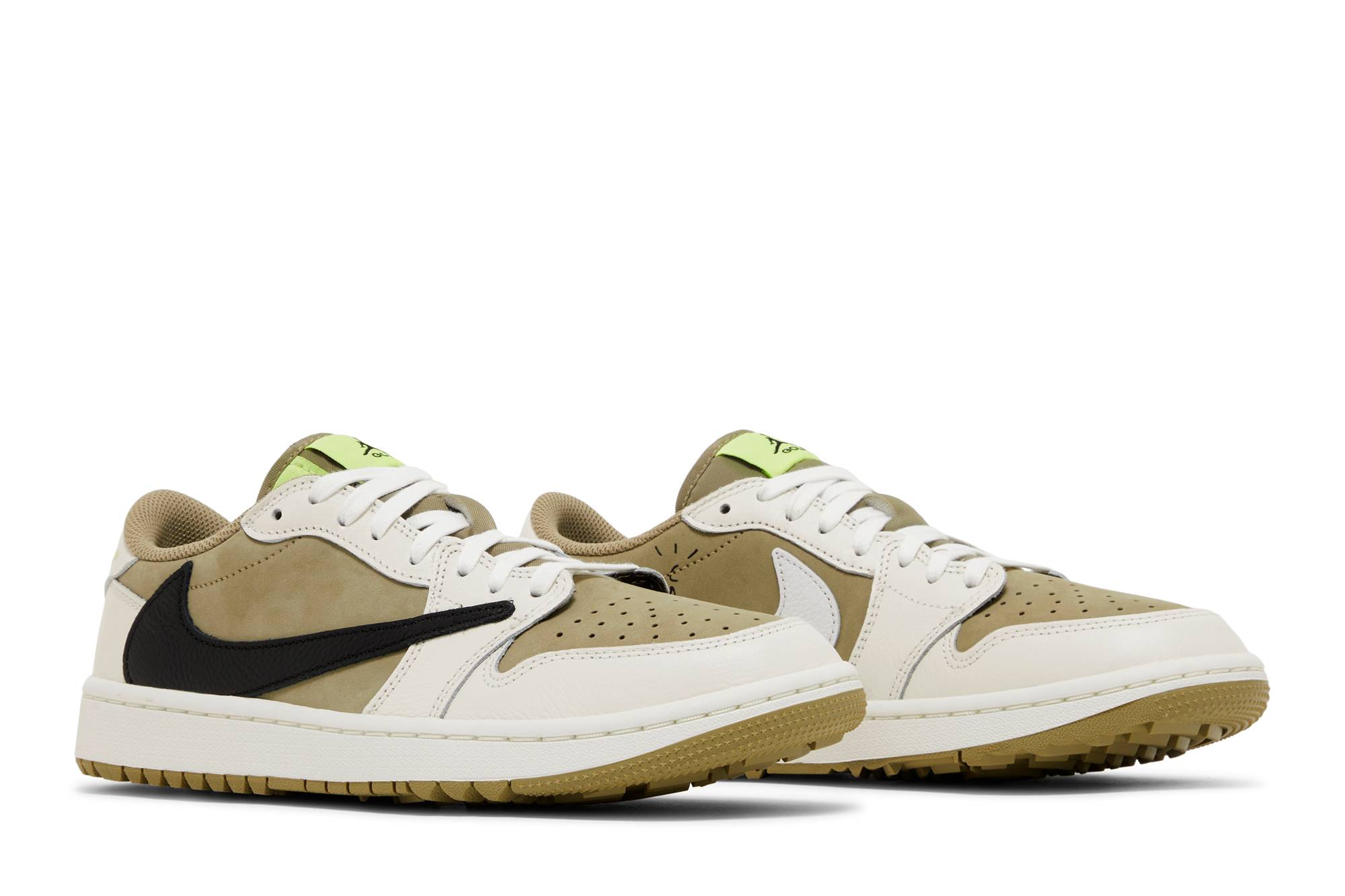 Travis Scott x Air Jordan 1 Low Golf ‘Neutral Olive’ FZ3124-200 Domahi store