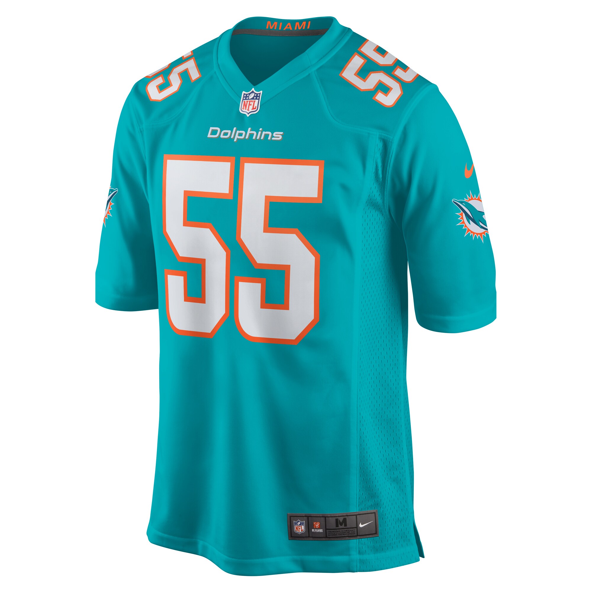 Aaron Brewer Miami Dolphins Nike Game Jersey – Aqua Clowdercats