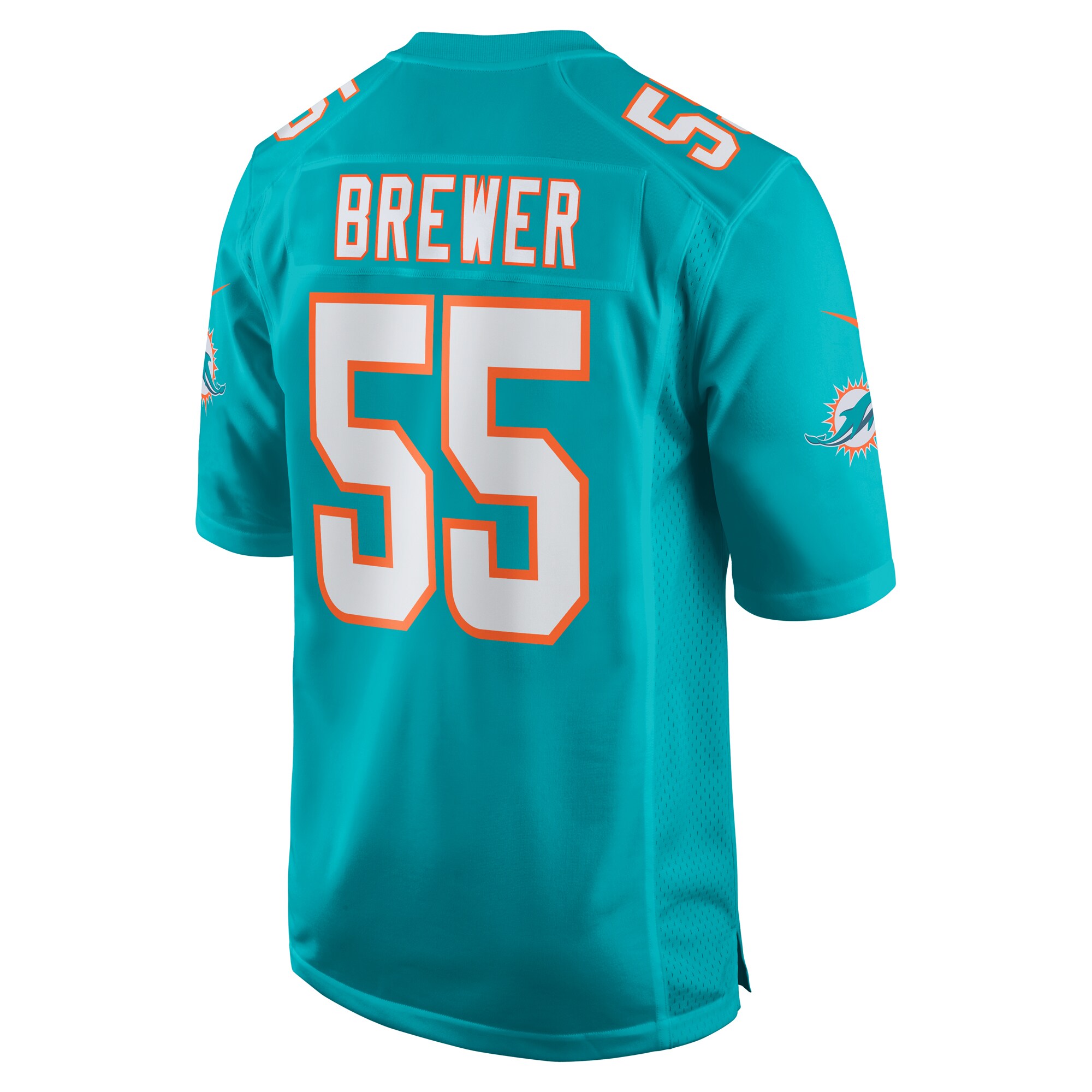Aaron Brewer Miami Dolphins Nike Game Jersey – Aqua Clowdercats