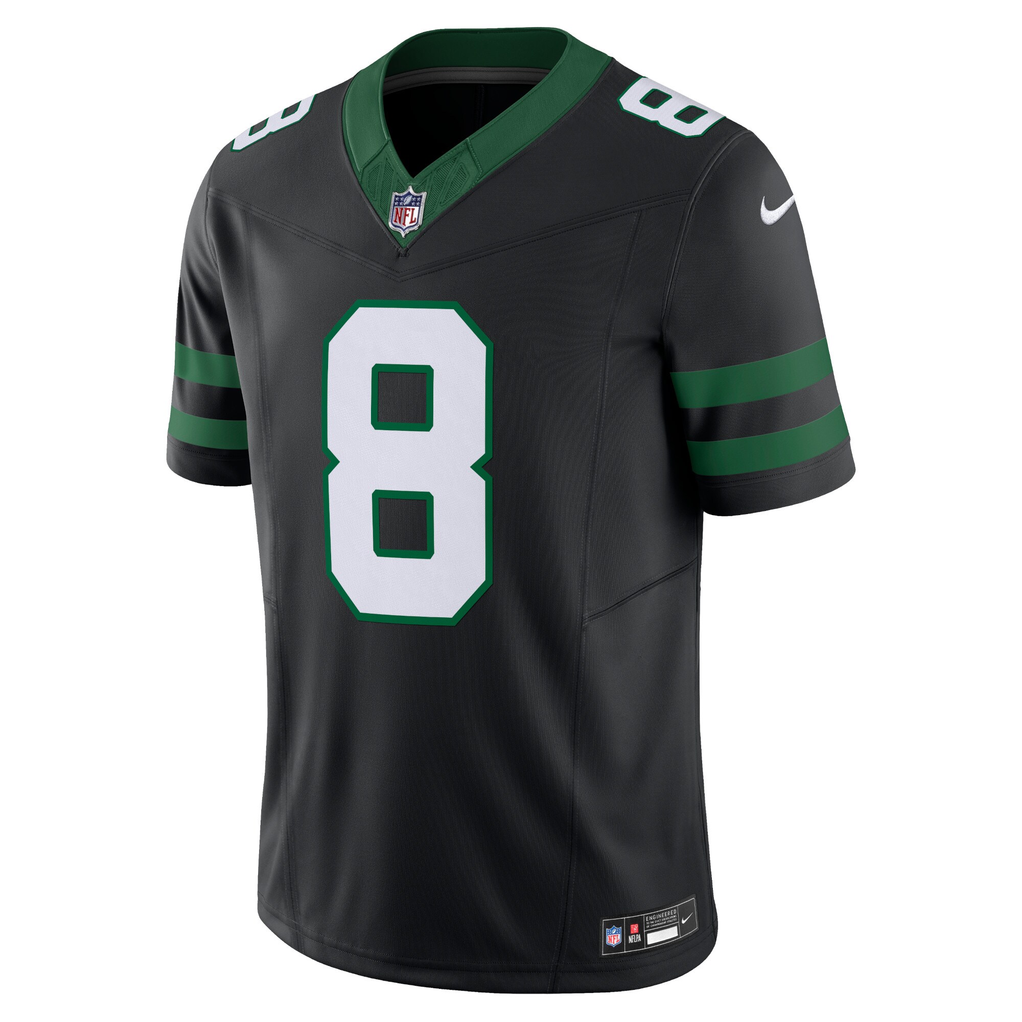 Aaron Rodgers New York Jets Nike Alternate Vapor F.U.S.E. Limited Jersey – Legacy Black Clowdercats