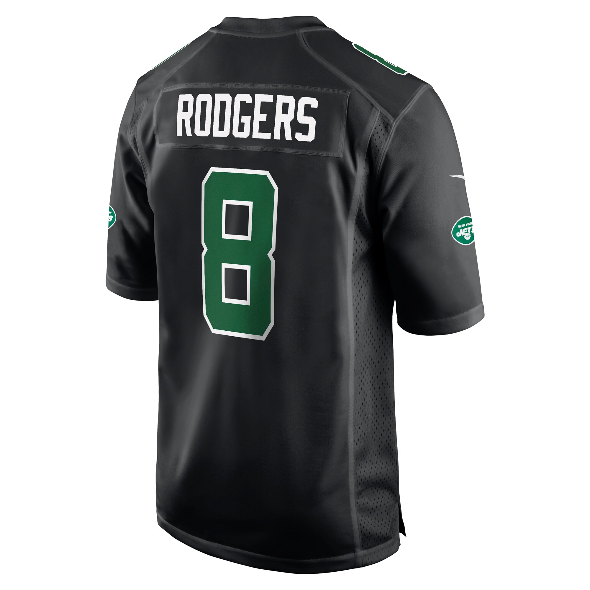 Aaron Rodgers New York Jets Nike Fashion Game Jersey – Black Clowdercats