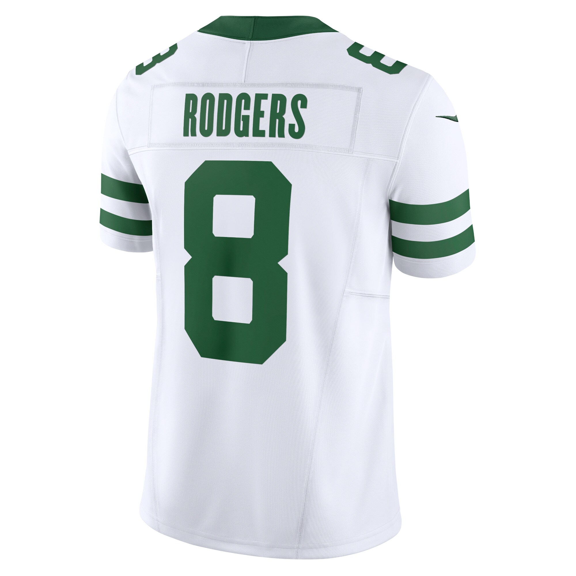 Aaron Rodgers New York Jets Nike Vapor F.U.S.E. Limited Jersey – Legacy White Clowdercats