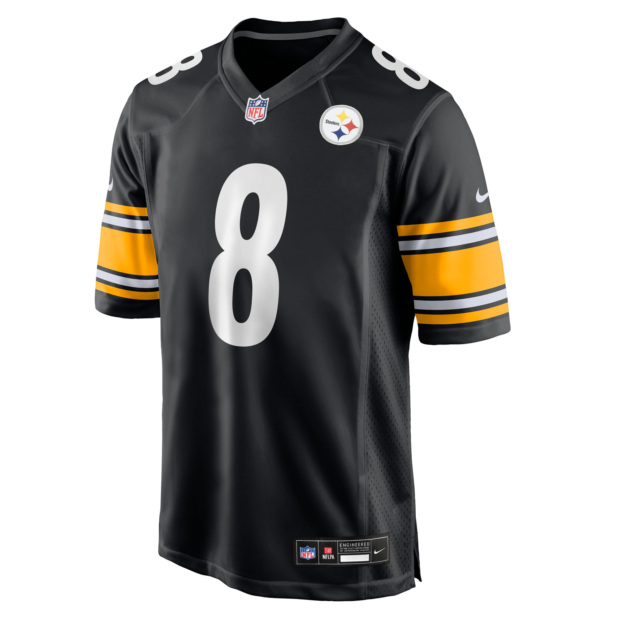 Aaron Rodgers Pittsburgh Steelers Nike Game Jersey – Black Clowdercats