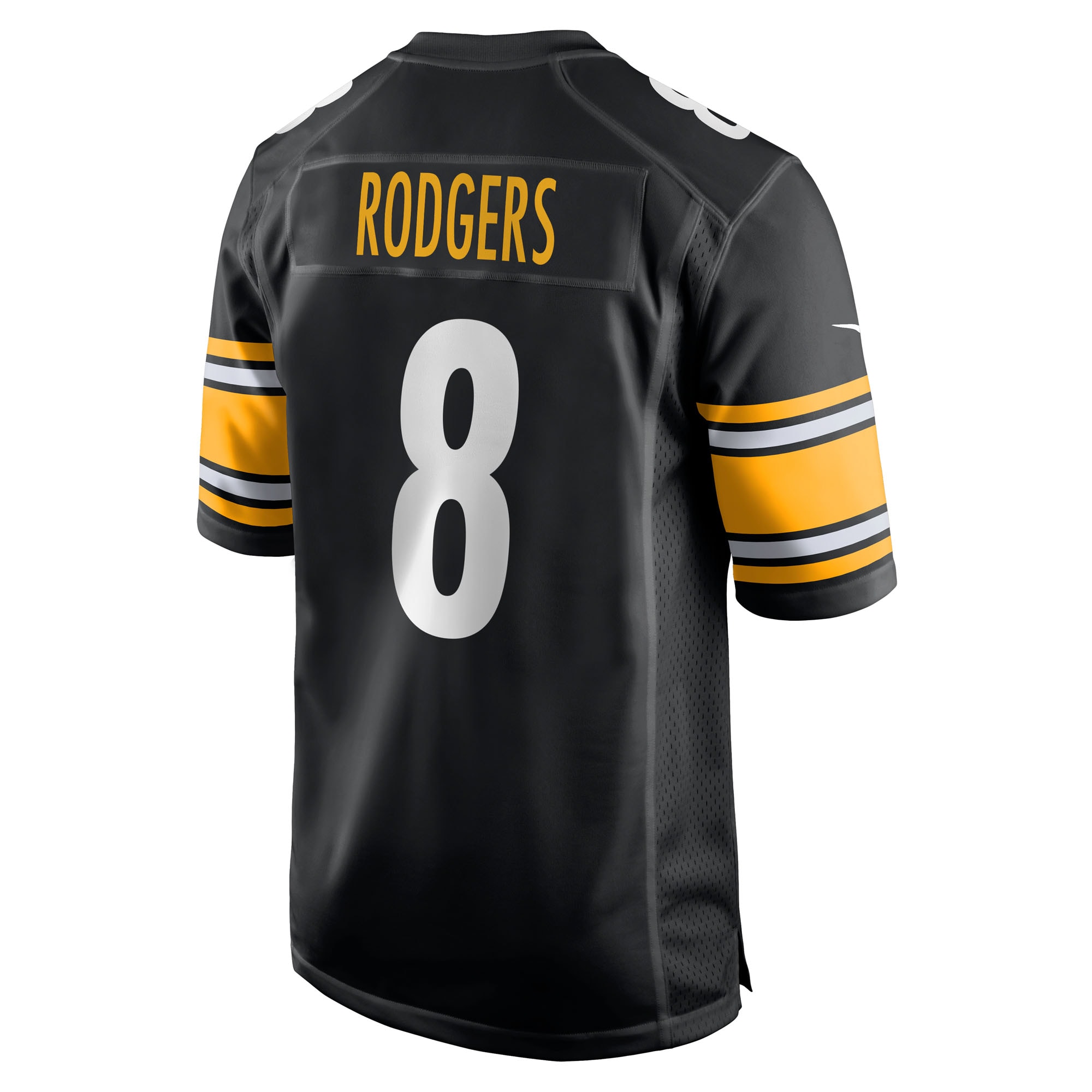 Aaron Rodgers Pittsburgh Steelers Nike Game Jersey – Black Clowdercats