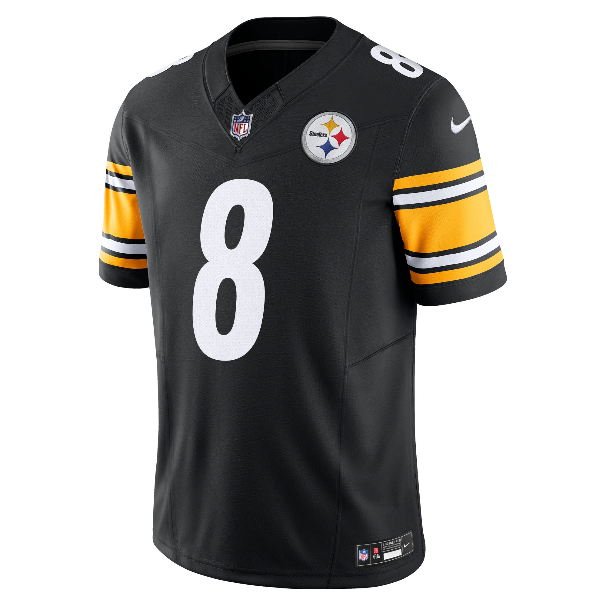 Aaron Rodgers Pittsburgh Steelers Nike Team Vapor F.U.S.E. Limited Jersey – Black Clowdercats