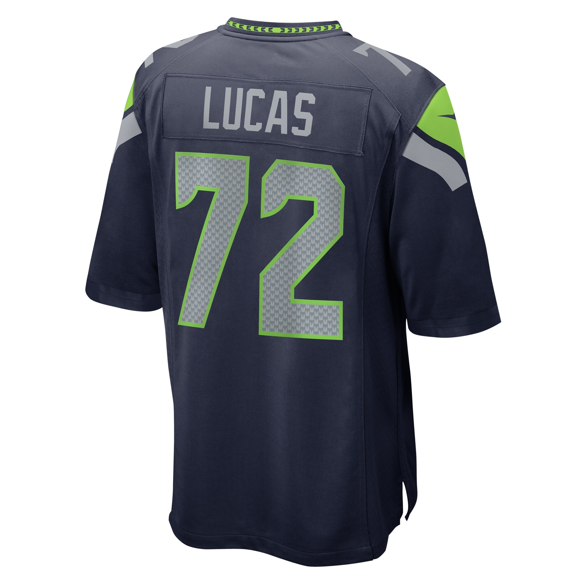 Abraham Lucas Seattle Seahawks Nike Game Jersey – College Navy Clowdercats