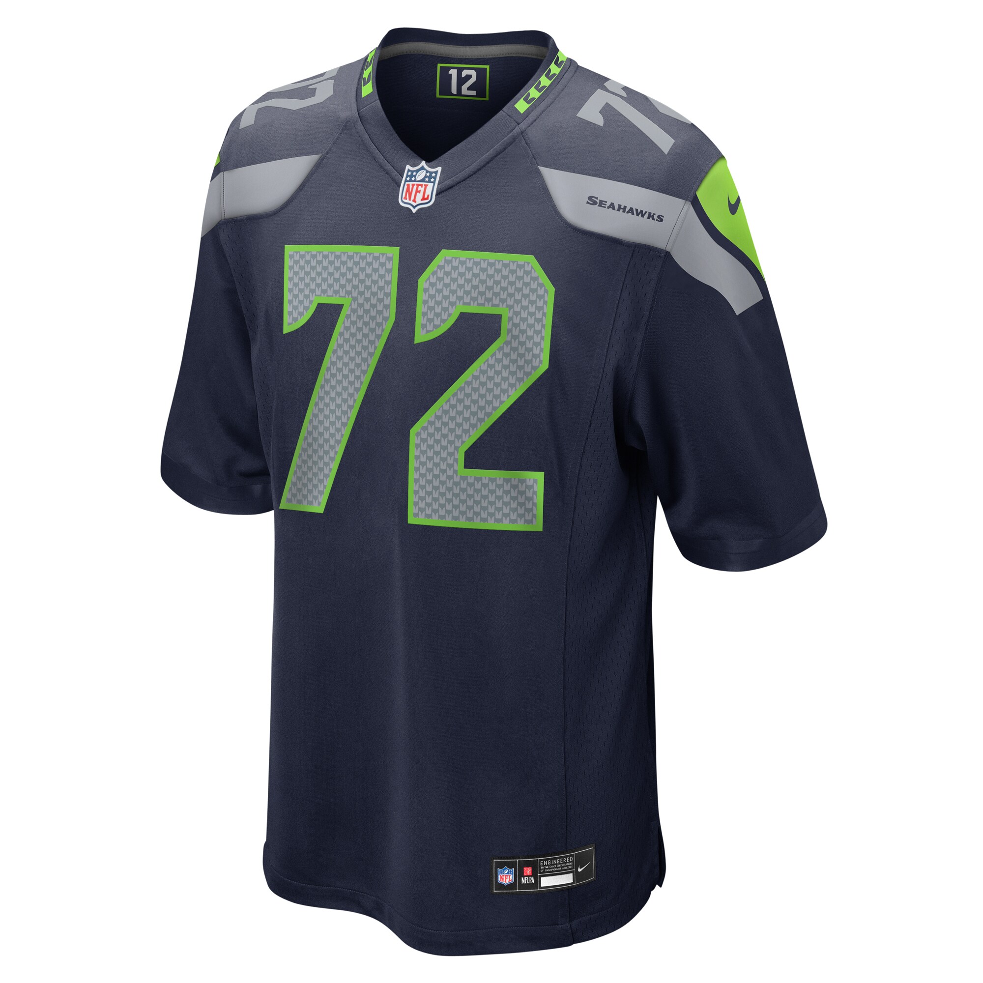 Abraham Lucas Seattle Seahawks Nike Game Jersey – College Navy Clowdercats