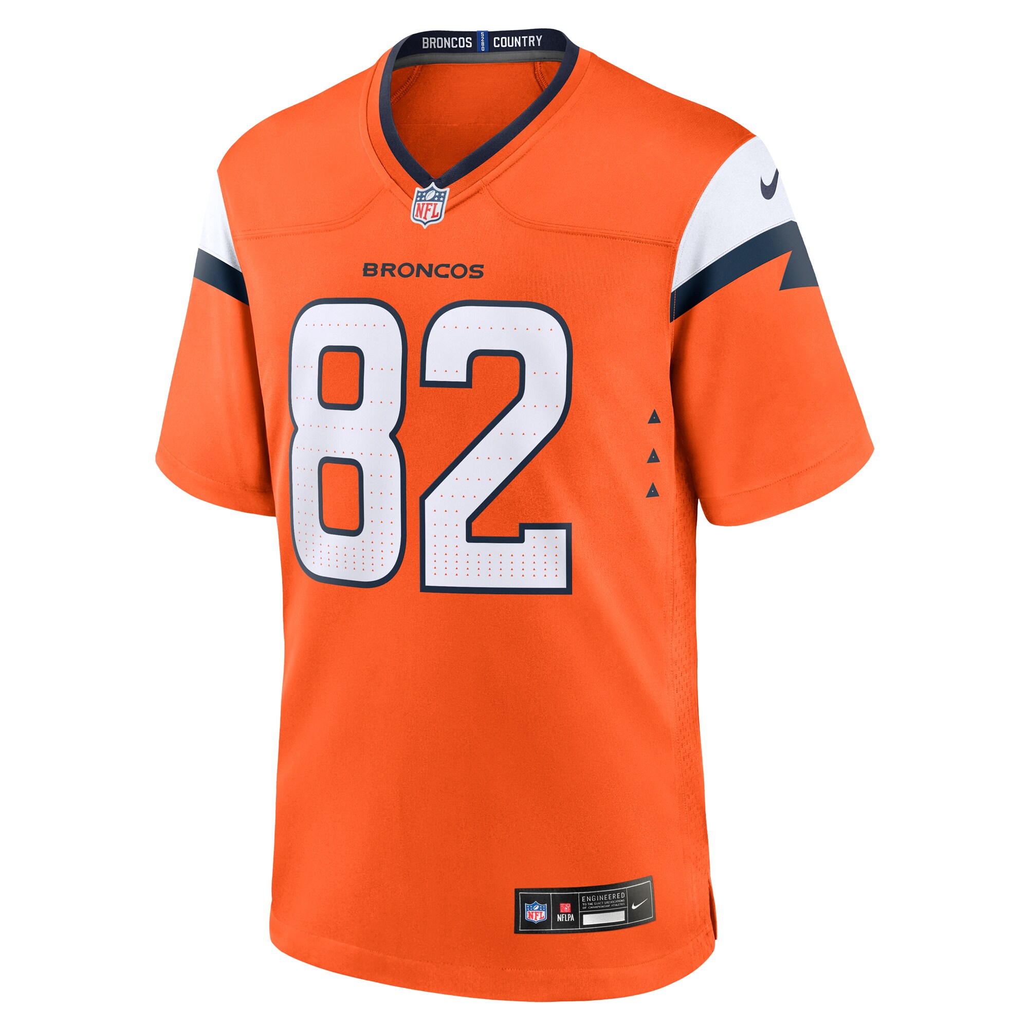 Adam Trautman Denver Broncos Nike Team Game Jersey – Orange Clowdercats