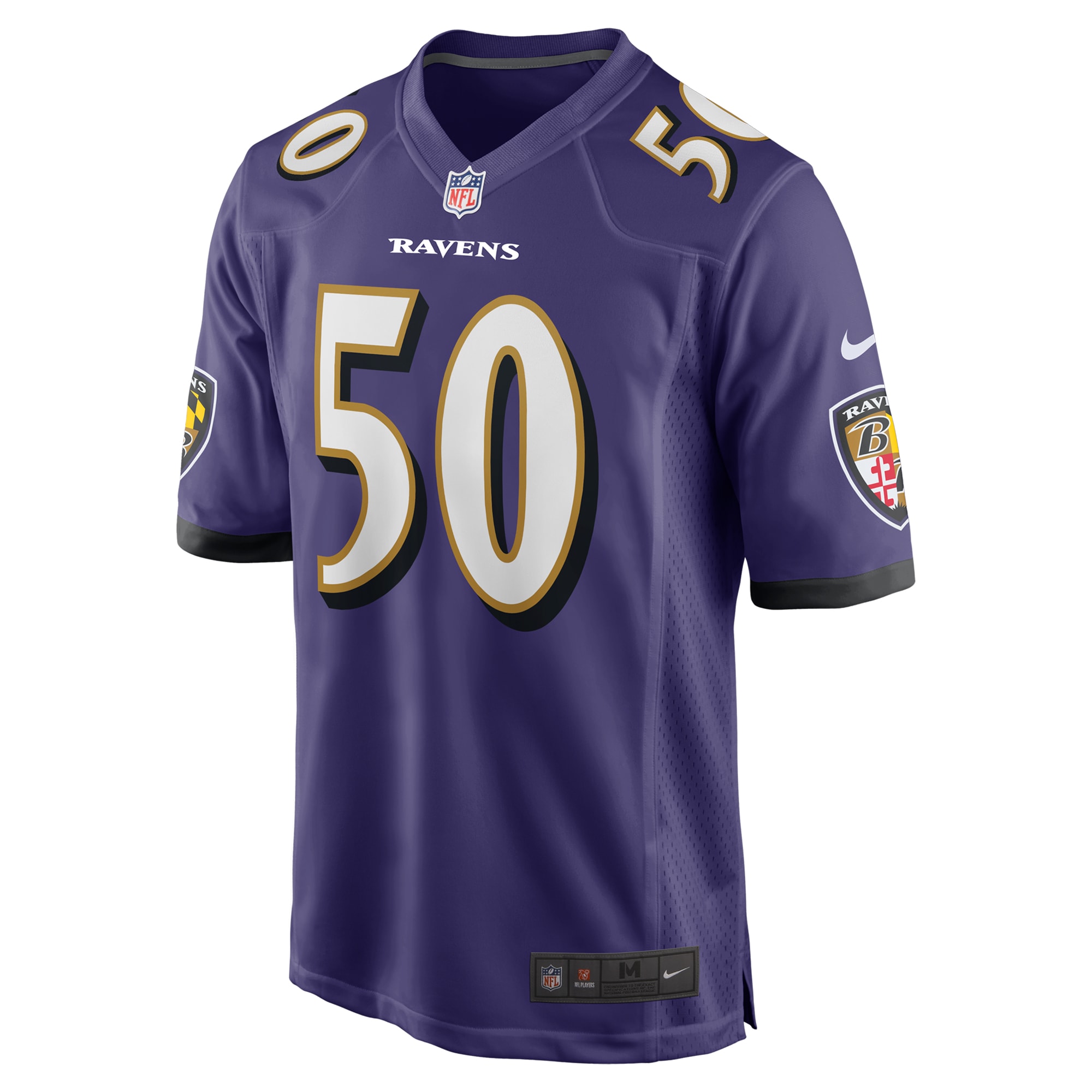 Adisa Isaac Baltimore Ravens Nike Team Game Jersey – Purple Clowdercats