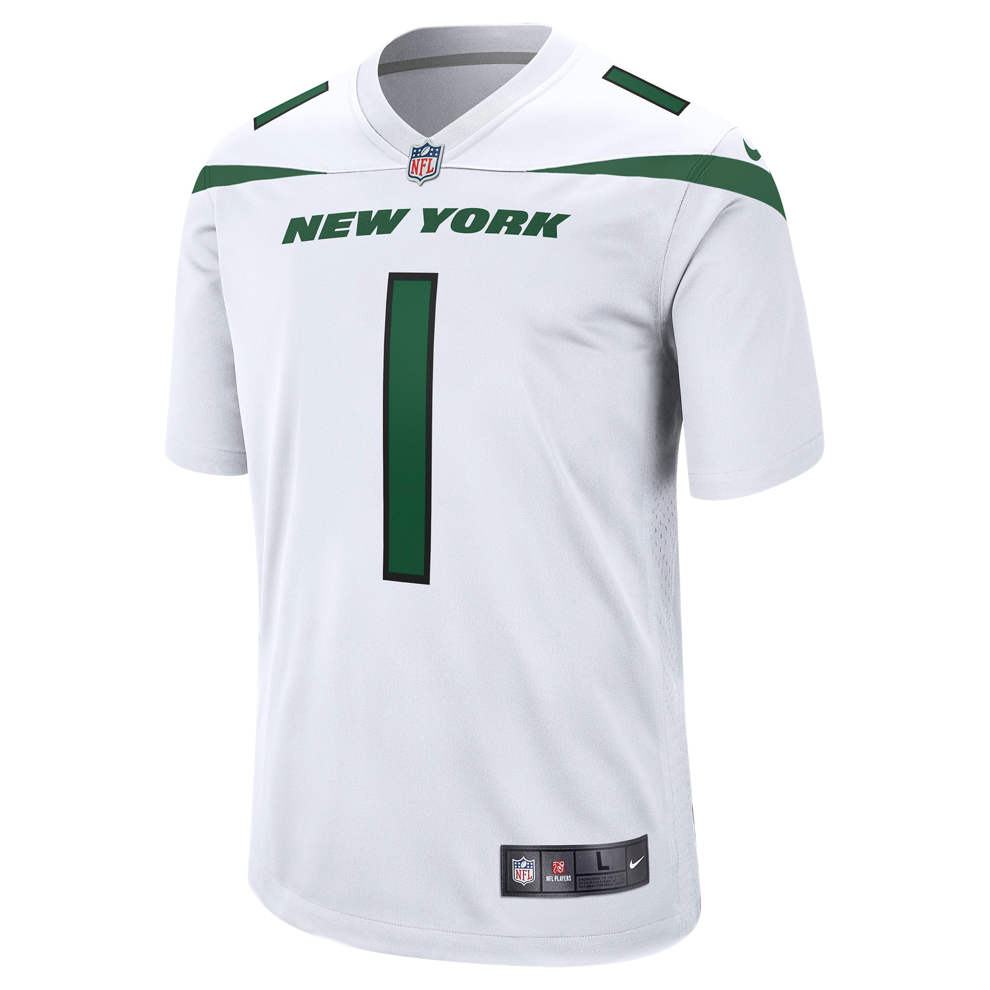 Ahmad Sauce Gardner New York Jets Nike Player Game Jersey – White Clowdercats