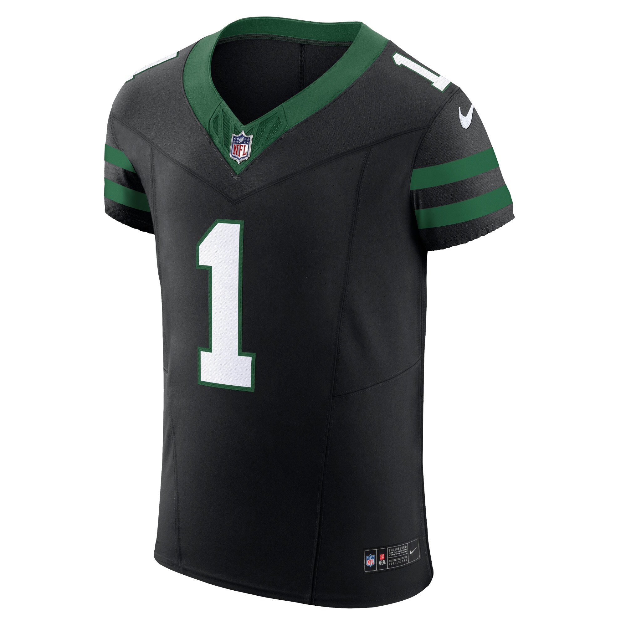 Ahmad Sauce Gardner New York Jets Nike Vapor F.U.S.E. Elite Jersey Vapor F.U.S.E. Elite Jersey – Black Clowdercats