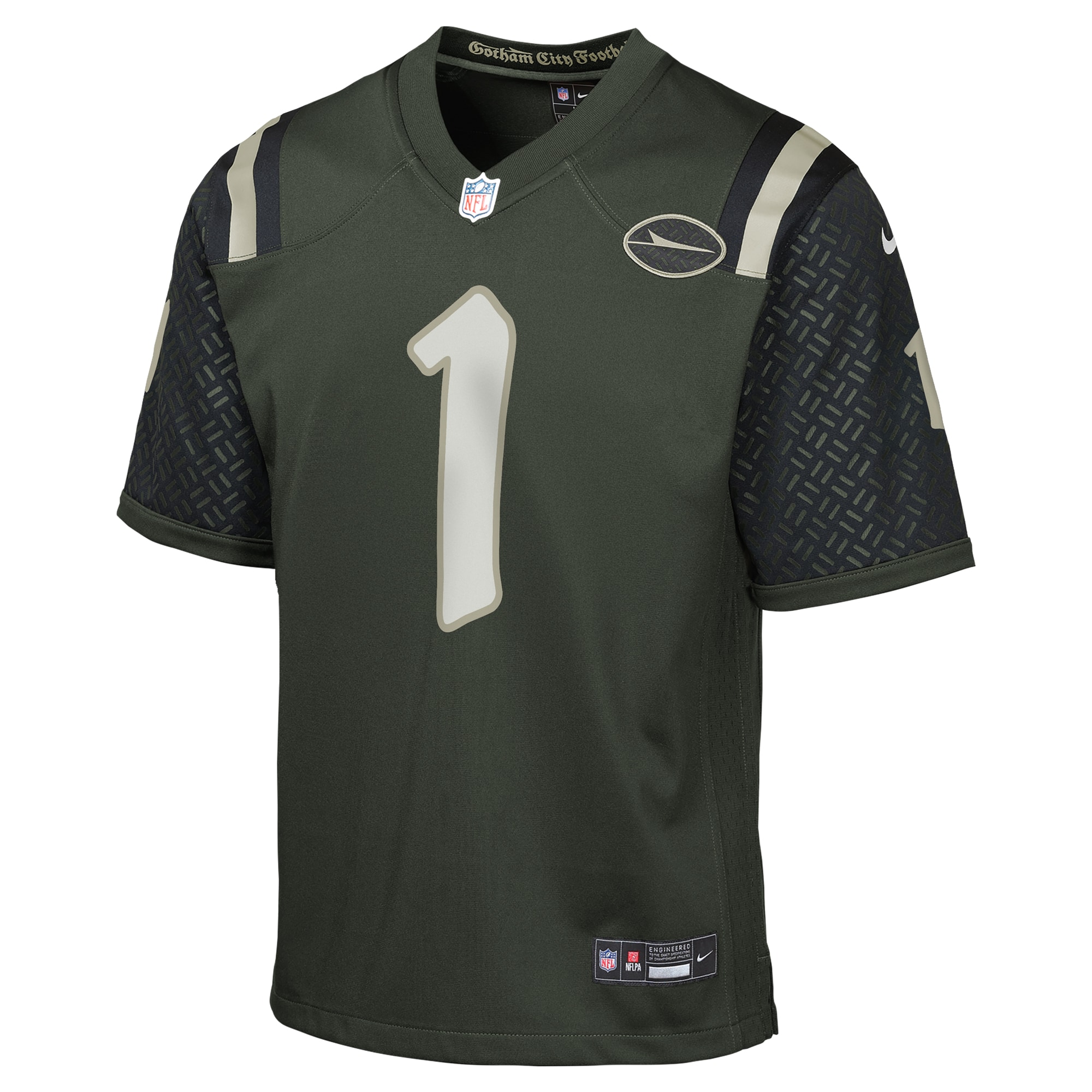 Ahmad Sauce Gardner New York Jets Nike Youth 2025 Rivalries Collection Game Jersey – Gotham Green Clowdercats