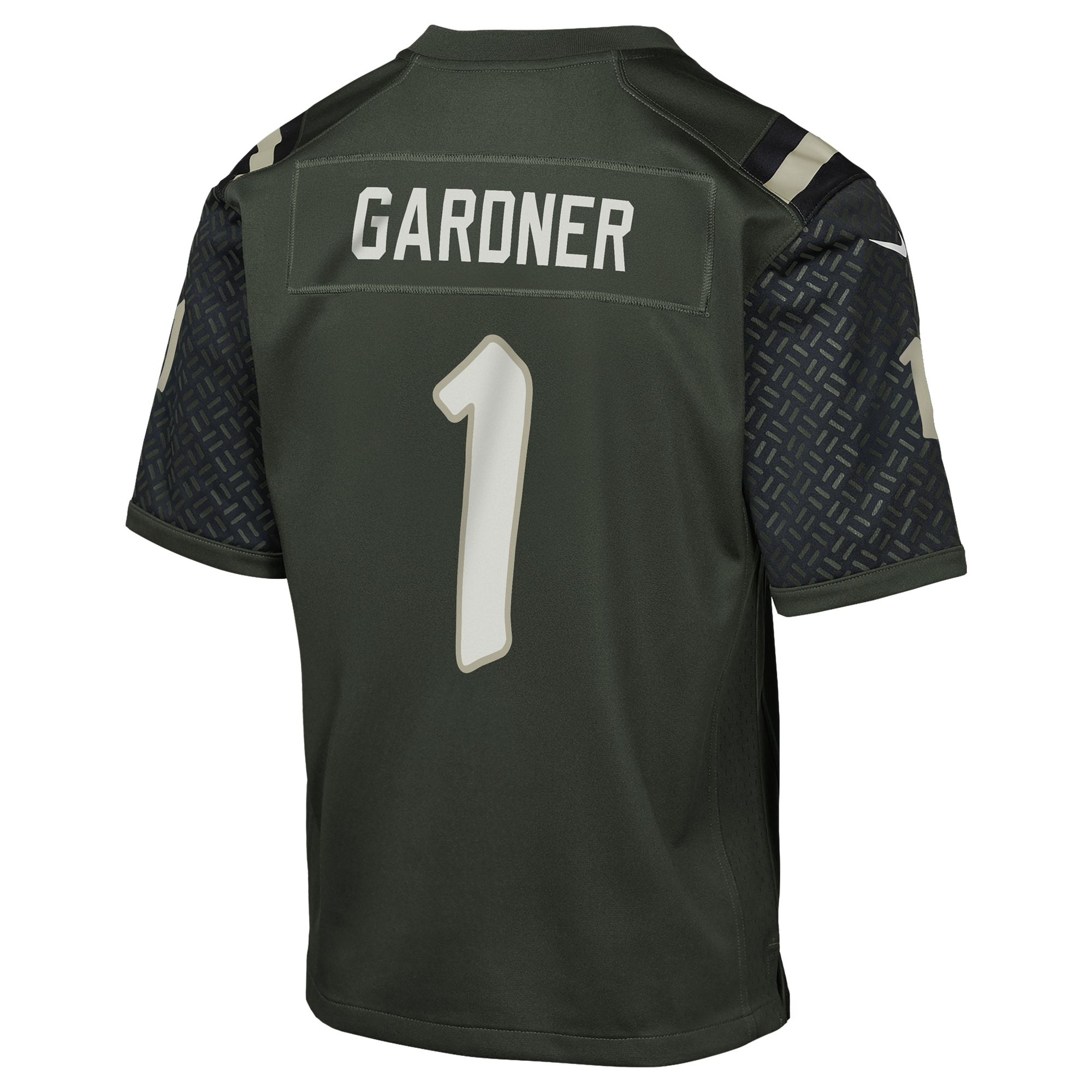 Ahmad Sauce Gardner New York Jets Nike Youth 2025 Rivalries Collection Game Jersey – Gotham Green Clowdercats