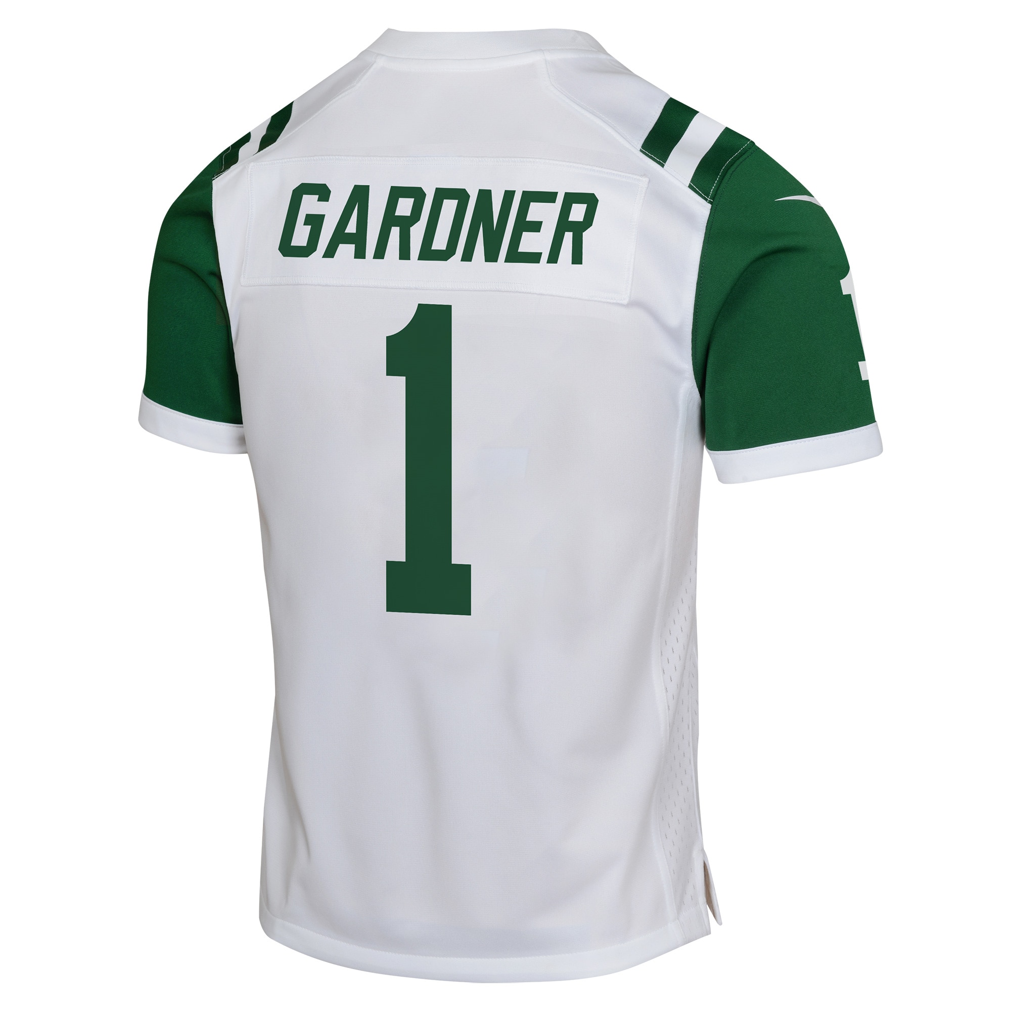 Ahmad Sauce Gardner New York Jets Nike Youth Game Jersey – White Clowdercats
