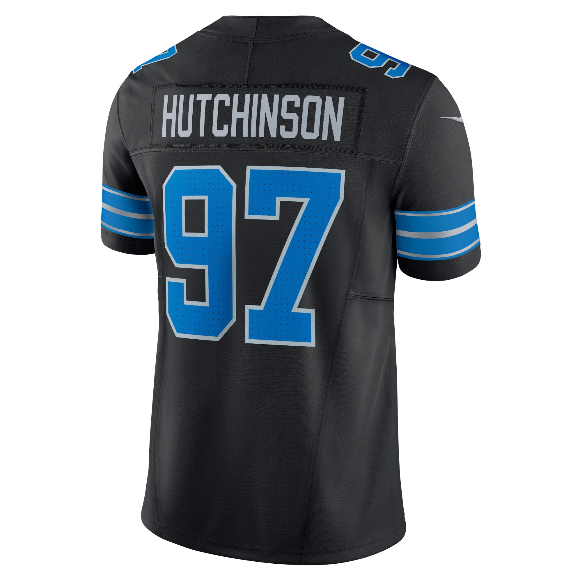 Aidan Hutchinson Detroit Lions Nike 2nd Alternate Vapor F.U.S.E. Limited Jersey – Black Clowdercats