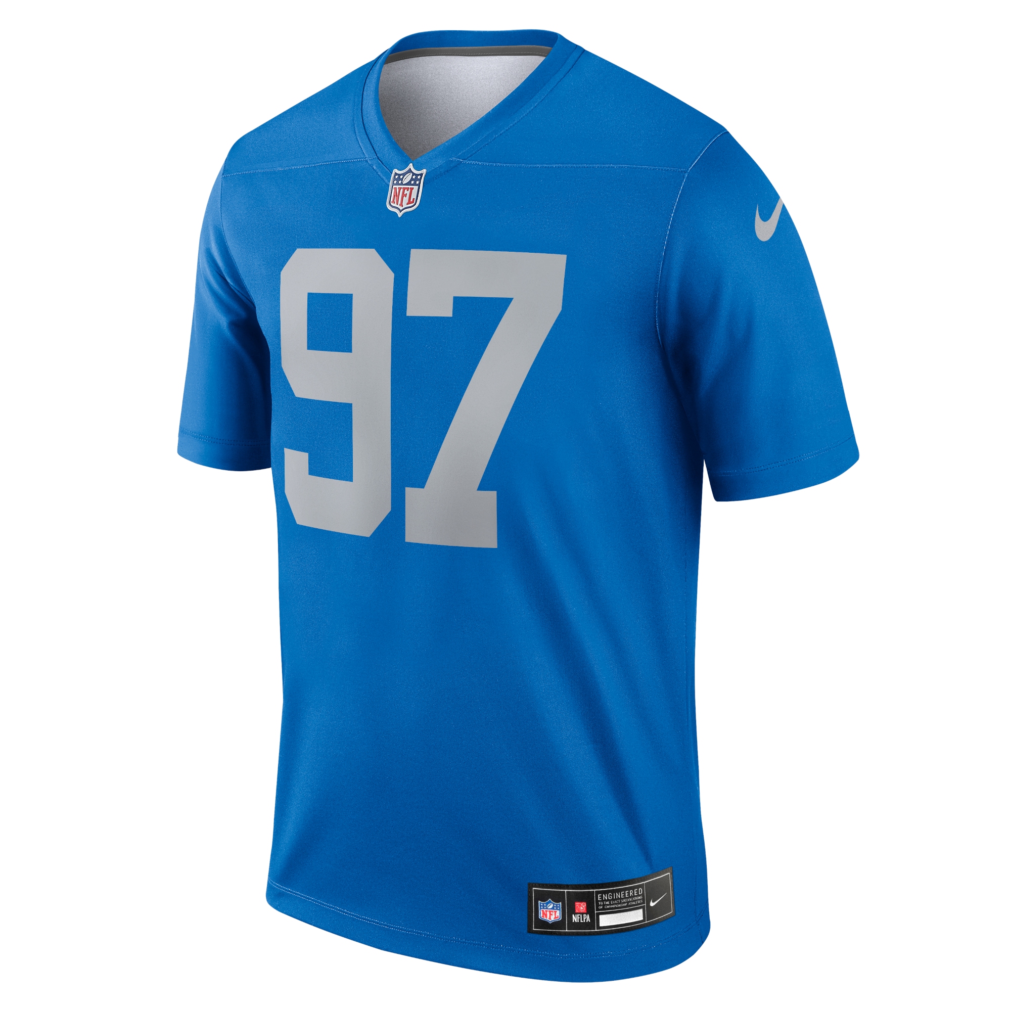 Aidan Hutchinson Detroit Lions Nike Legend Player Performance Top – Blue Clowdercats