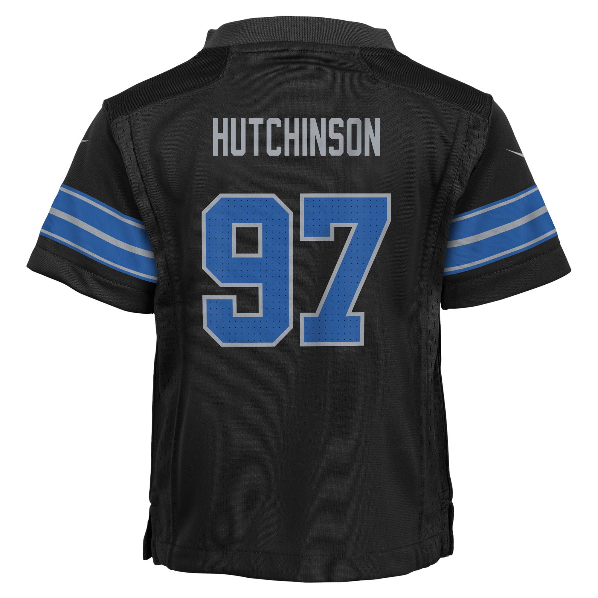 Aidan Hutchinson Detroit Lions Nike Preschool Alternate Player Game Jersey – Black Clowdercats
