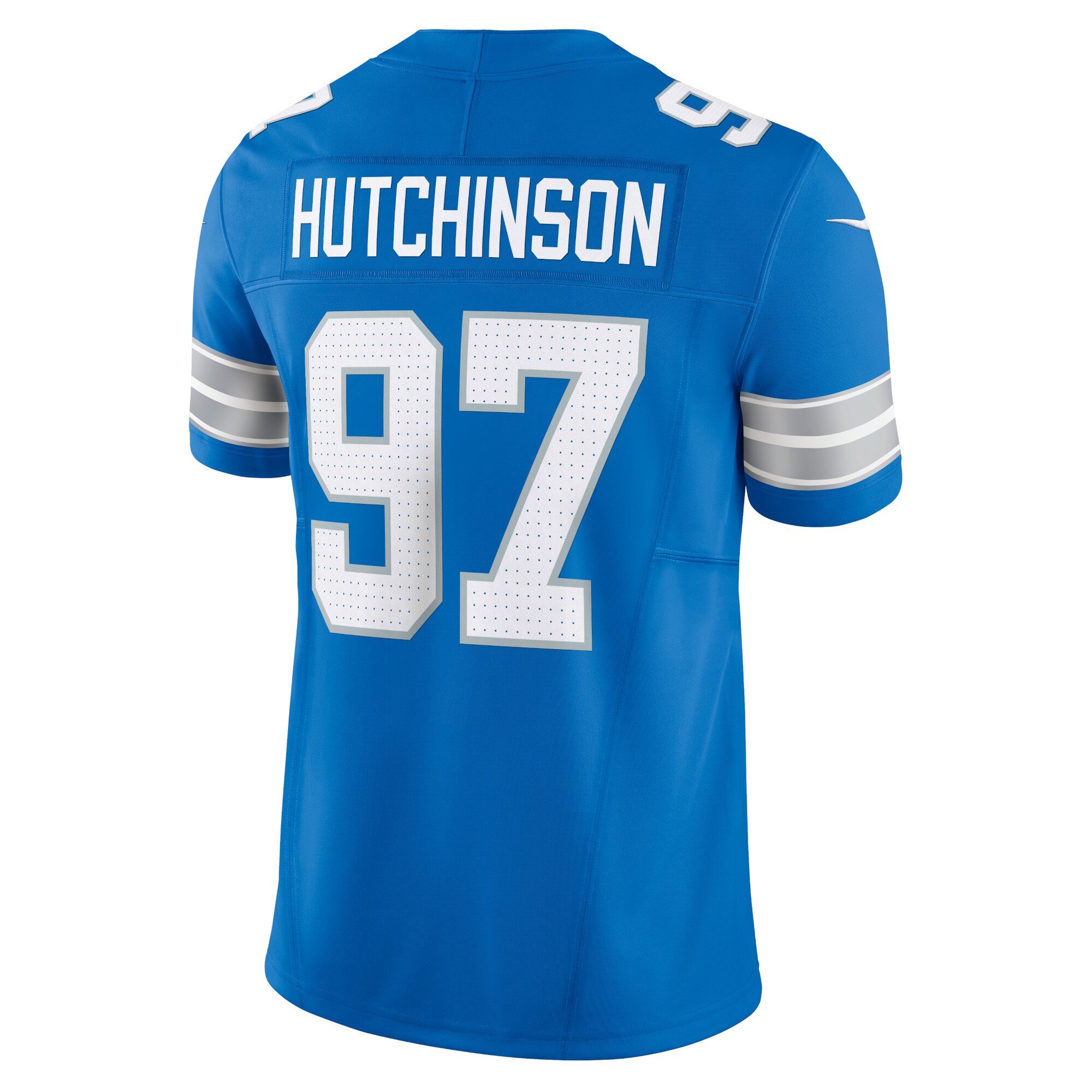Aidan Hutchinson Detroit Lions Nike Team Vapor F.U.S.E. Limited Jersey – Blue Clowdercats