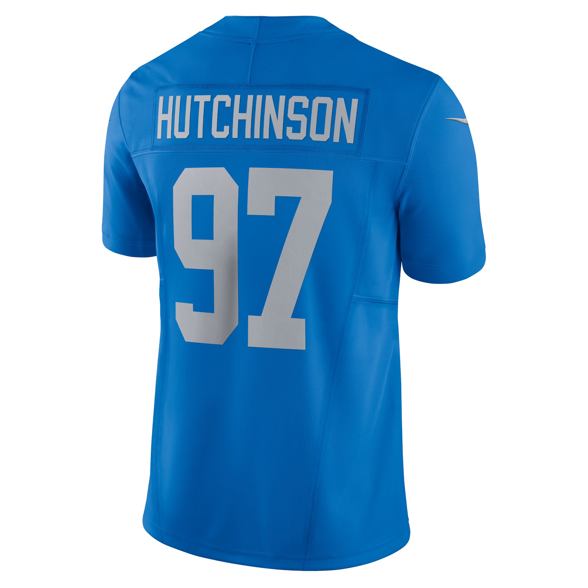 Aidan Hutchinson Detroit Lions Nike Vapor F.U.S.E. Alternate Limited Jersey – Blue Clowdercats