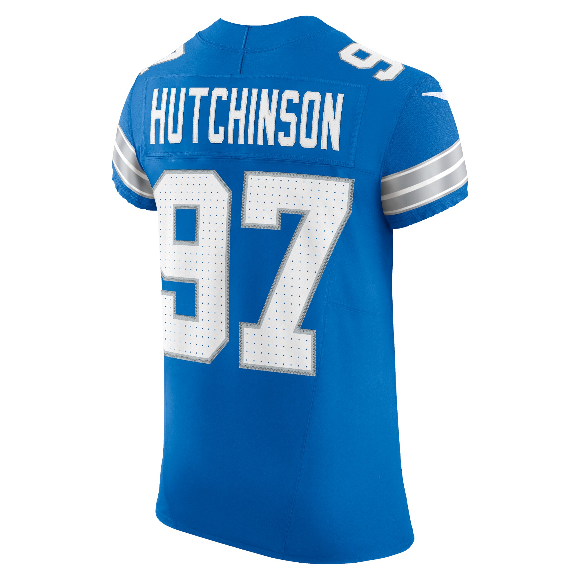 Aidan Hutchinson Detroit Lions Nike Vapor F.U.S.E. Elite Jersey – Blue Clowdercats