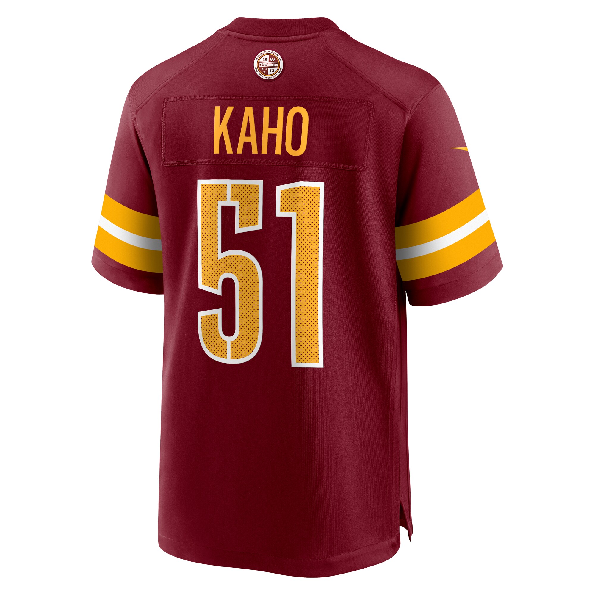 Ale Kaho Washington Commanders Nike Team Game Jersey – Burgundy Clowdercats