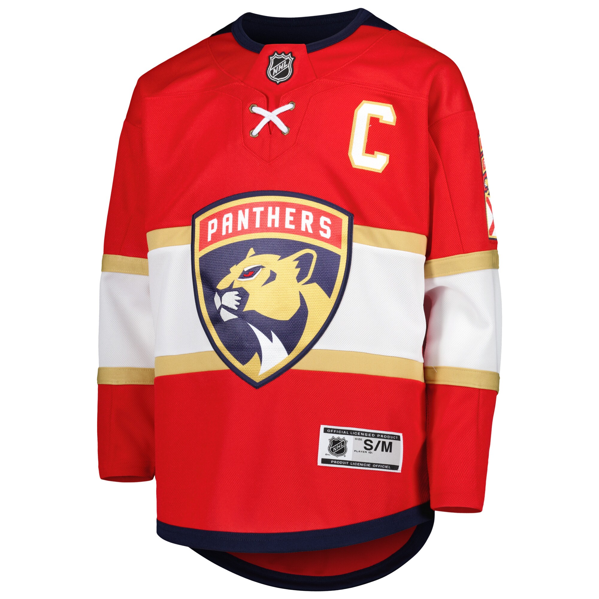 Aleksander Barkov Florida Panthers Youth Home Premier Player Jersey – Red Clowdercats