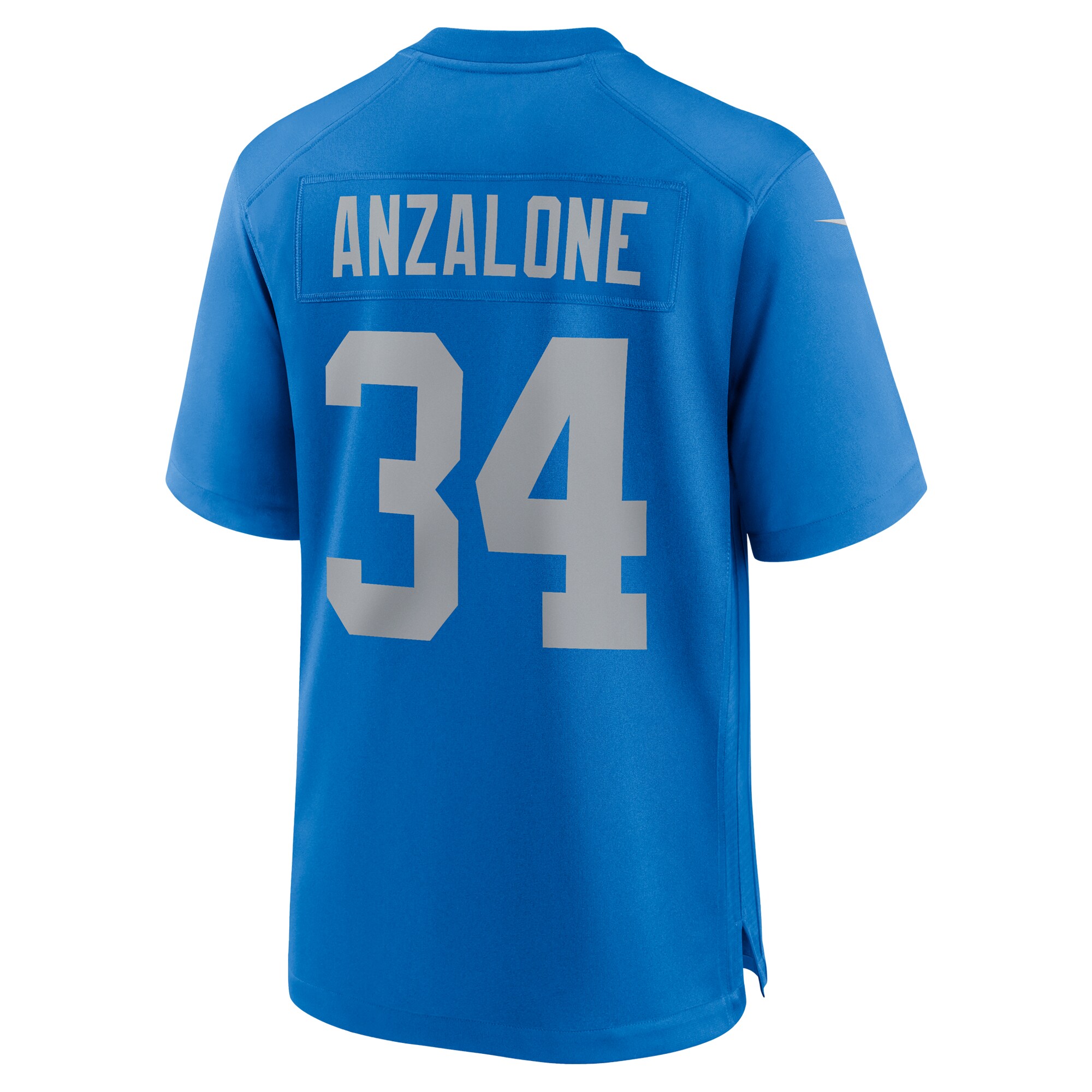 Alex Anzalone Detroit Lions Nike Alternate Game Jersey – Blue Clowdercats