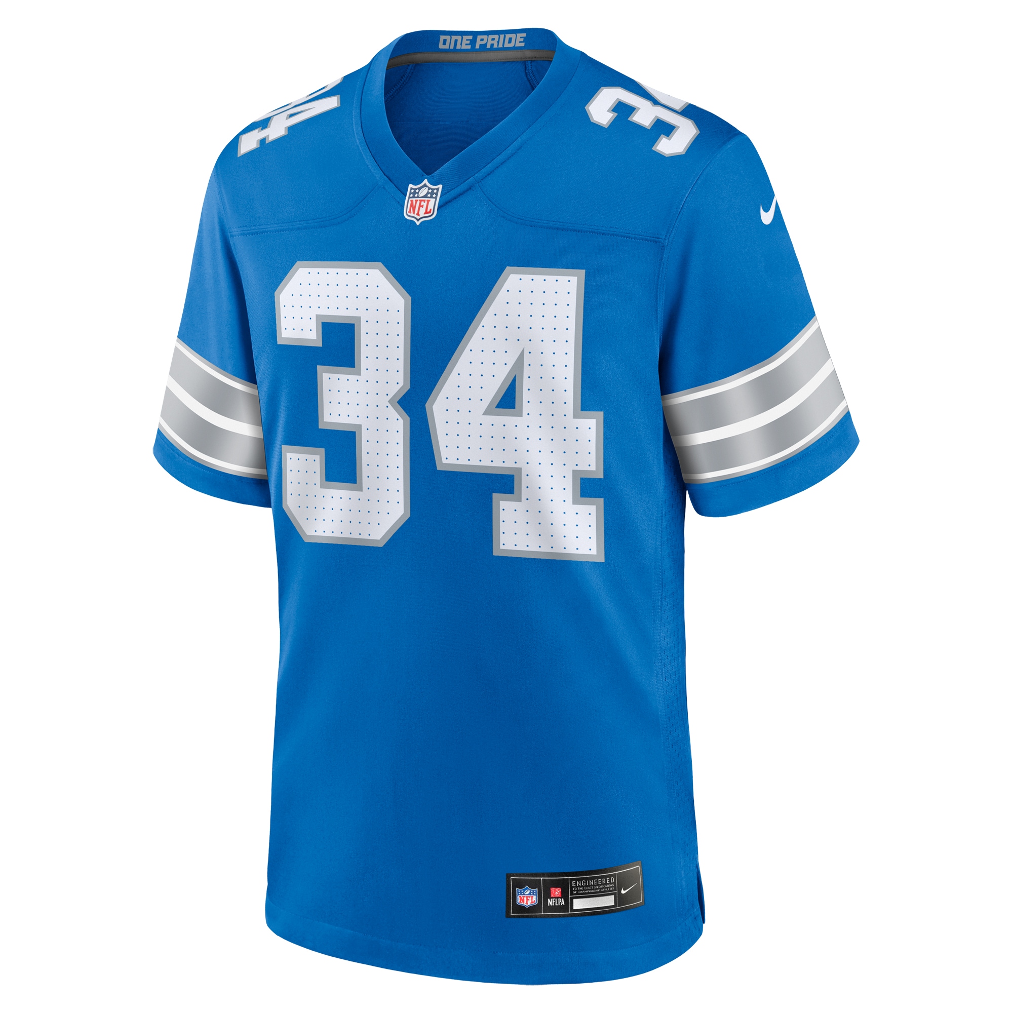 Alex Anzalone Detroit Lions Nike Game Jersey – Blue Clowdercats