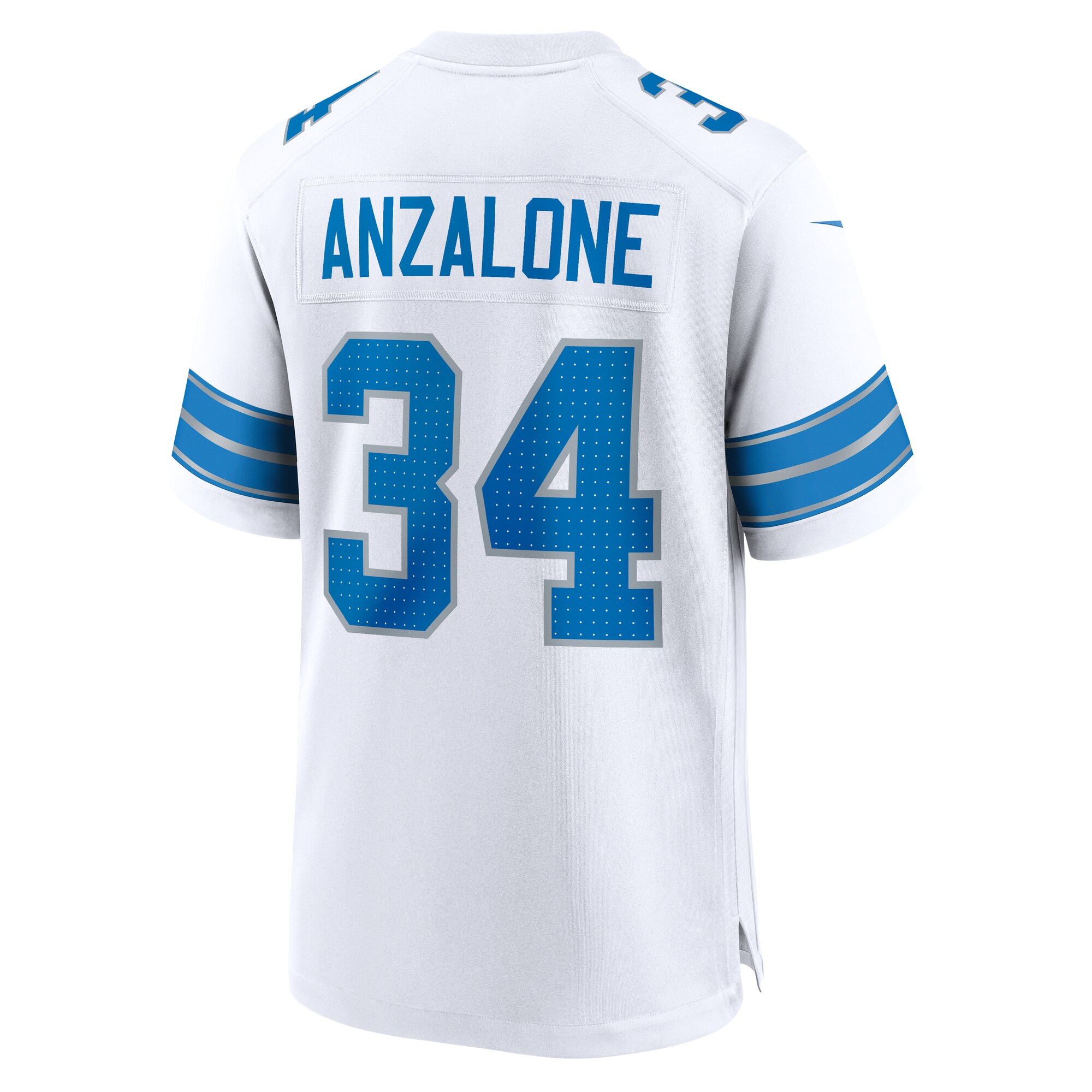 Alex Anzalone Detroit Lions Nike White Game Jersey – White Clowdercats