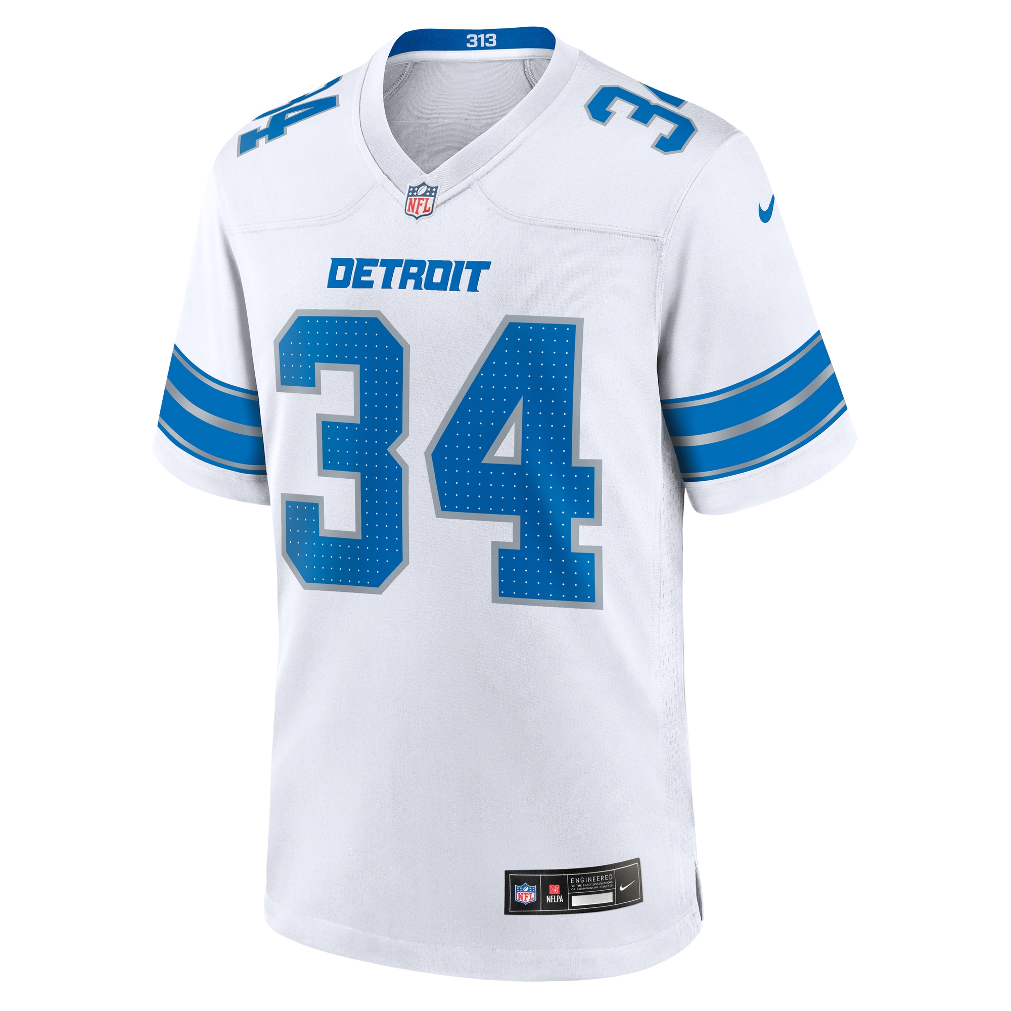 Alex Anzalone Detroit Lions Nike White Game Jersey – White Clowdercats