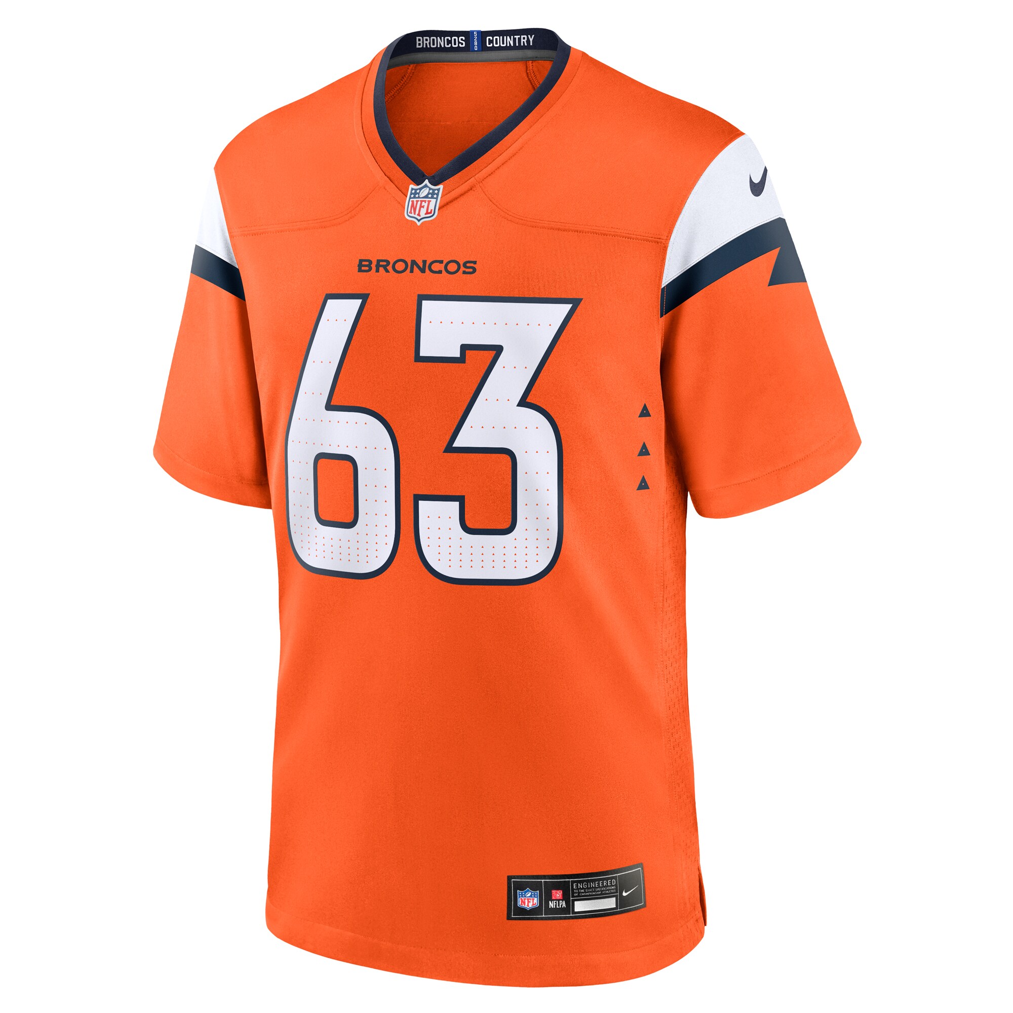 Alex Palczewski Denver Broncos Nike Team Game Jersey – Orange Clowdercats