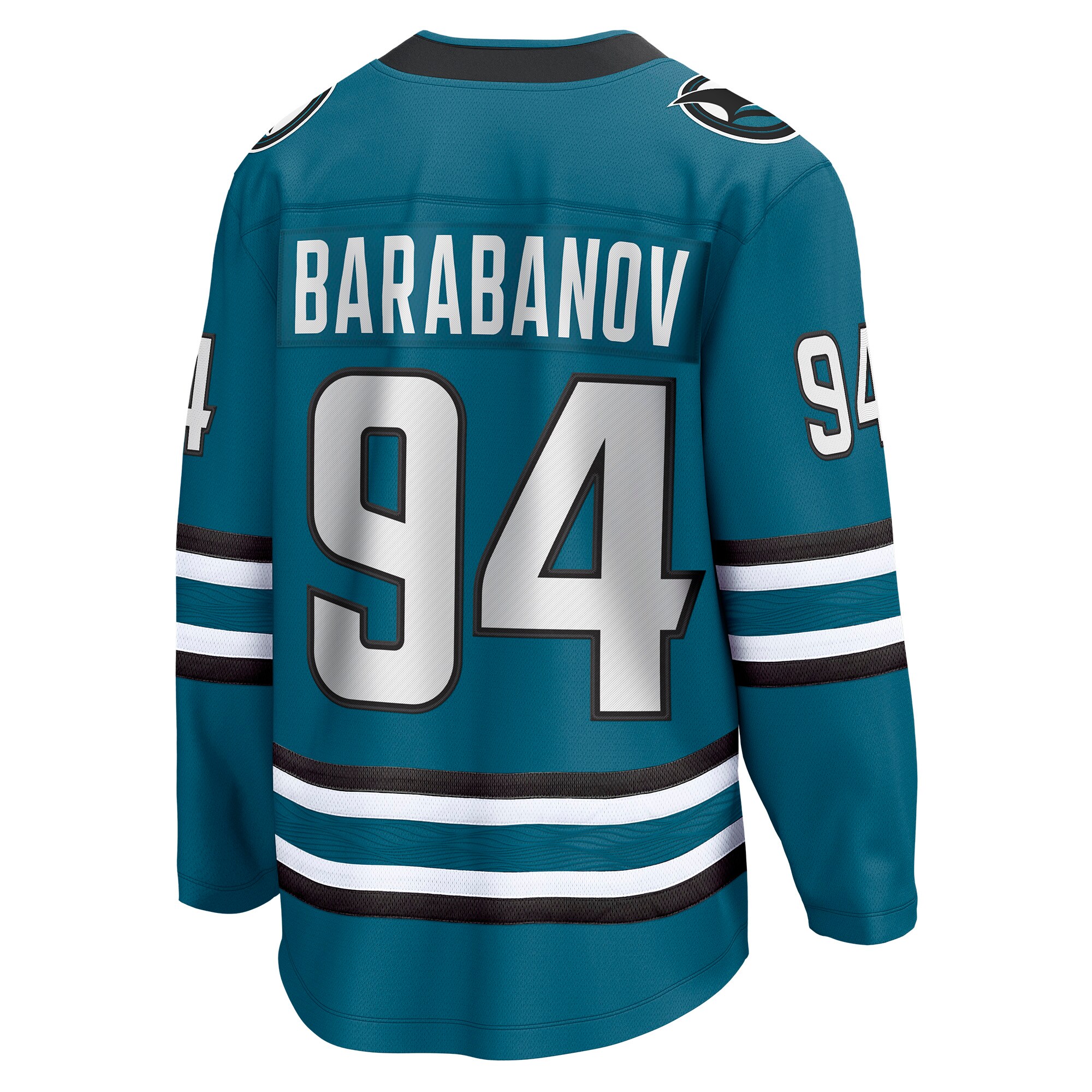 Alexander Barabanov San Jose Sharks Fanatics Home Breakaway Player Jersey – Teal Clowdercats