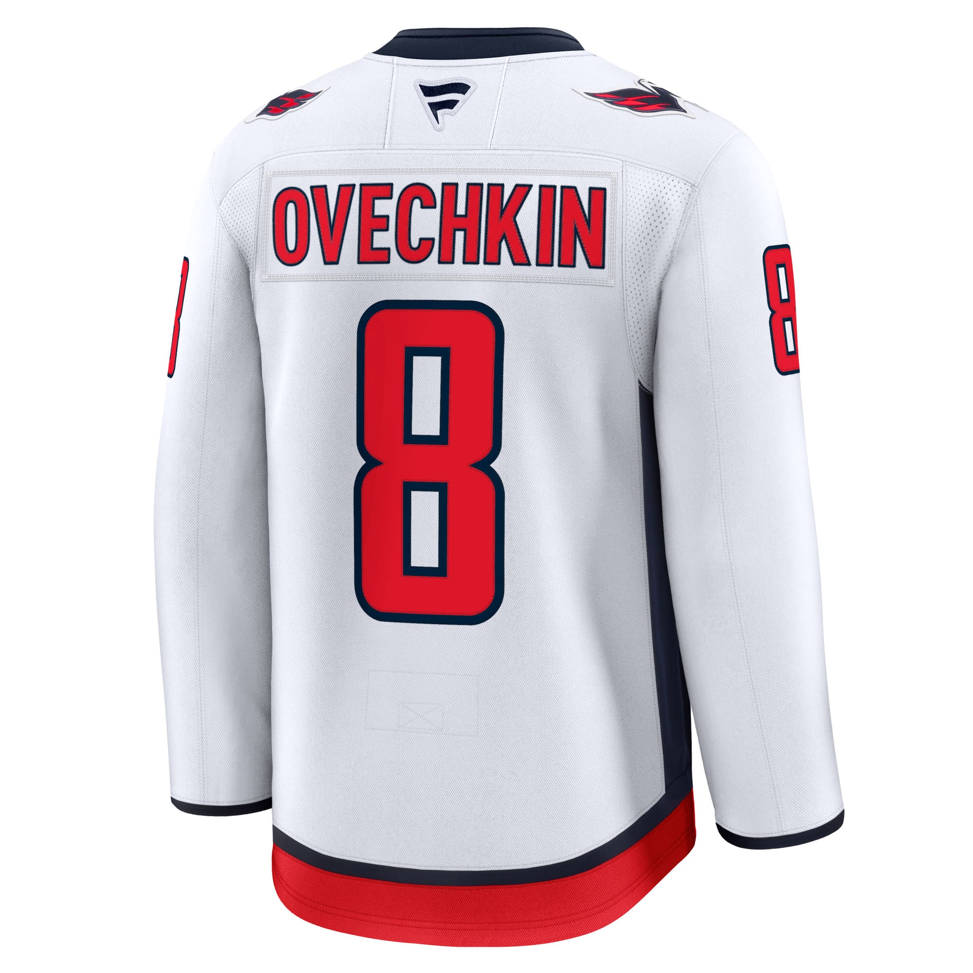 Alexander Ovechkin Washington Capitals Fanatics Away Premium Jersey – White Clowdercats