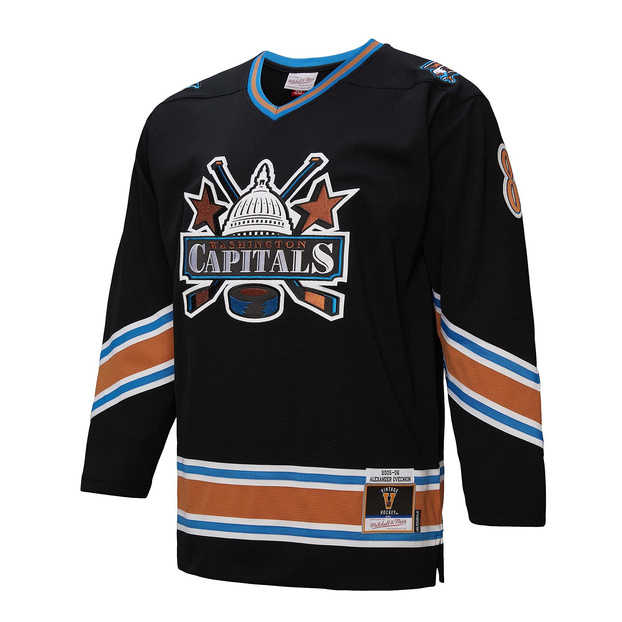 Alexander Ovechkin Washington Capitals Mitchell & Ness 2005/06 Power Play Jersey – Black Clowdercats