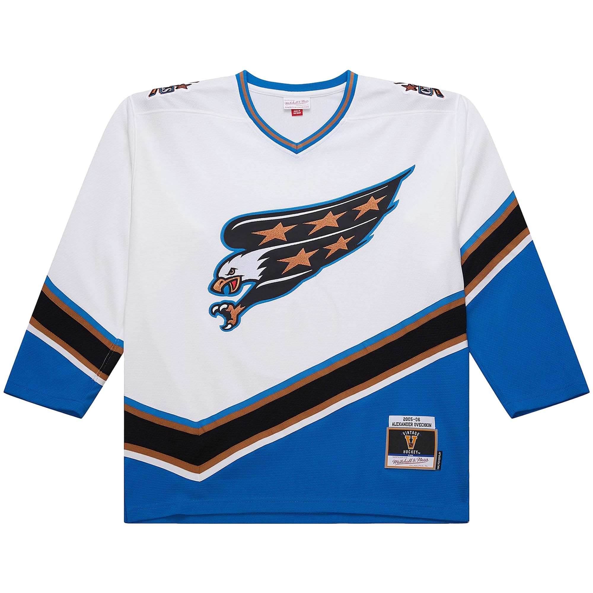 Alexander Ovechkin Washington Capitals Mitchell & Ness Big & Tall 2005/06 Power Play Jersey – White Clowdercats