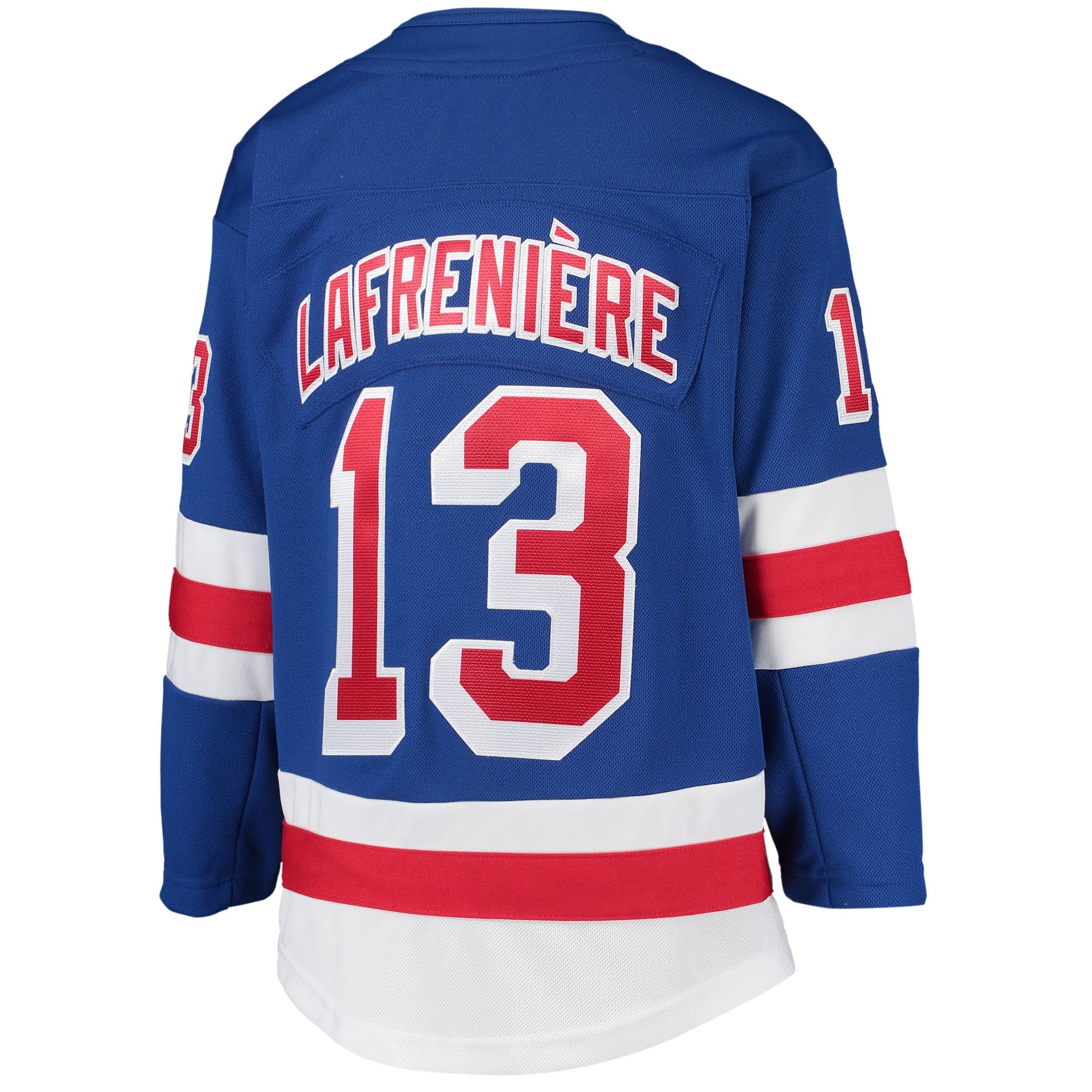 Alexis Lafreniere New York Rangers Youth Home Premier Player Jersey – Blue Clowdercats