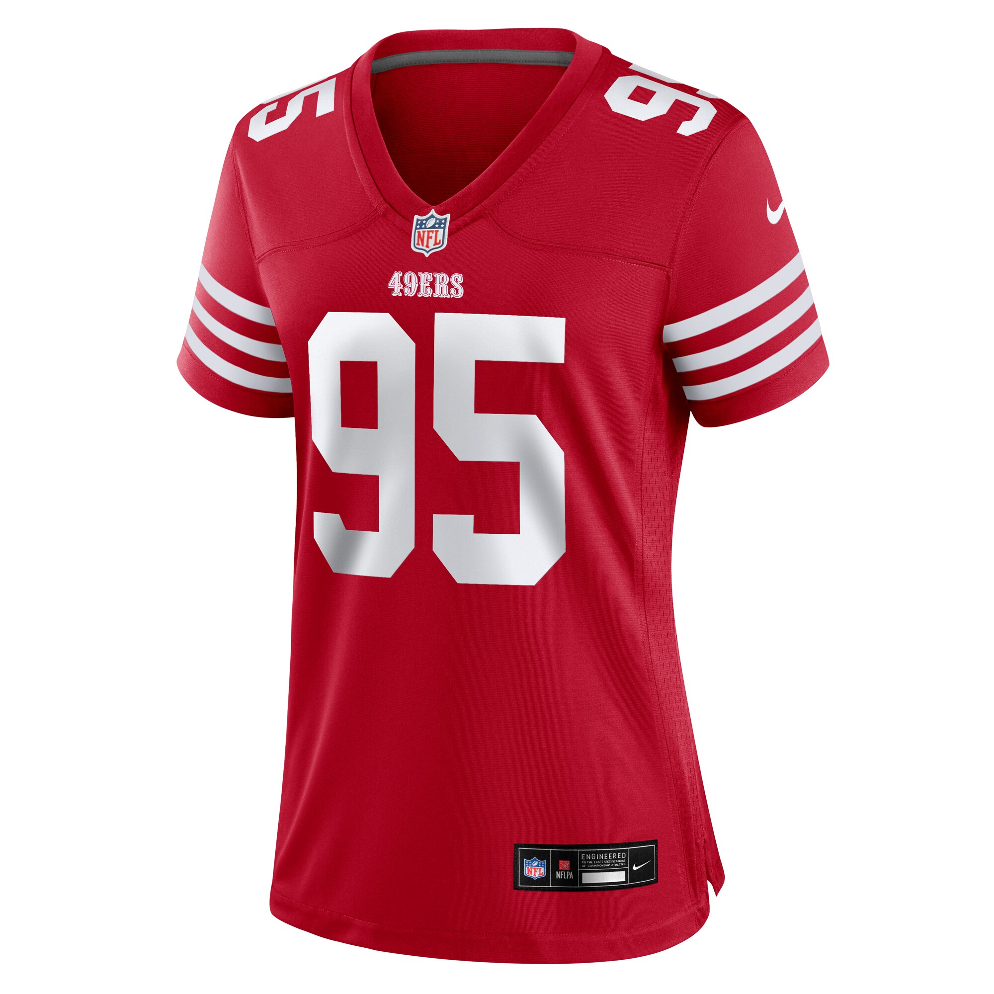 Alfred Collins San Francisco 49ers Nike Women’s Team Game Jersey – Scarlet Clowdercats
