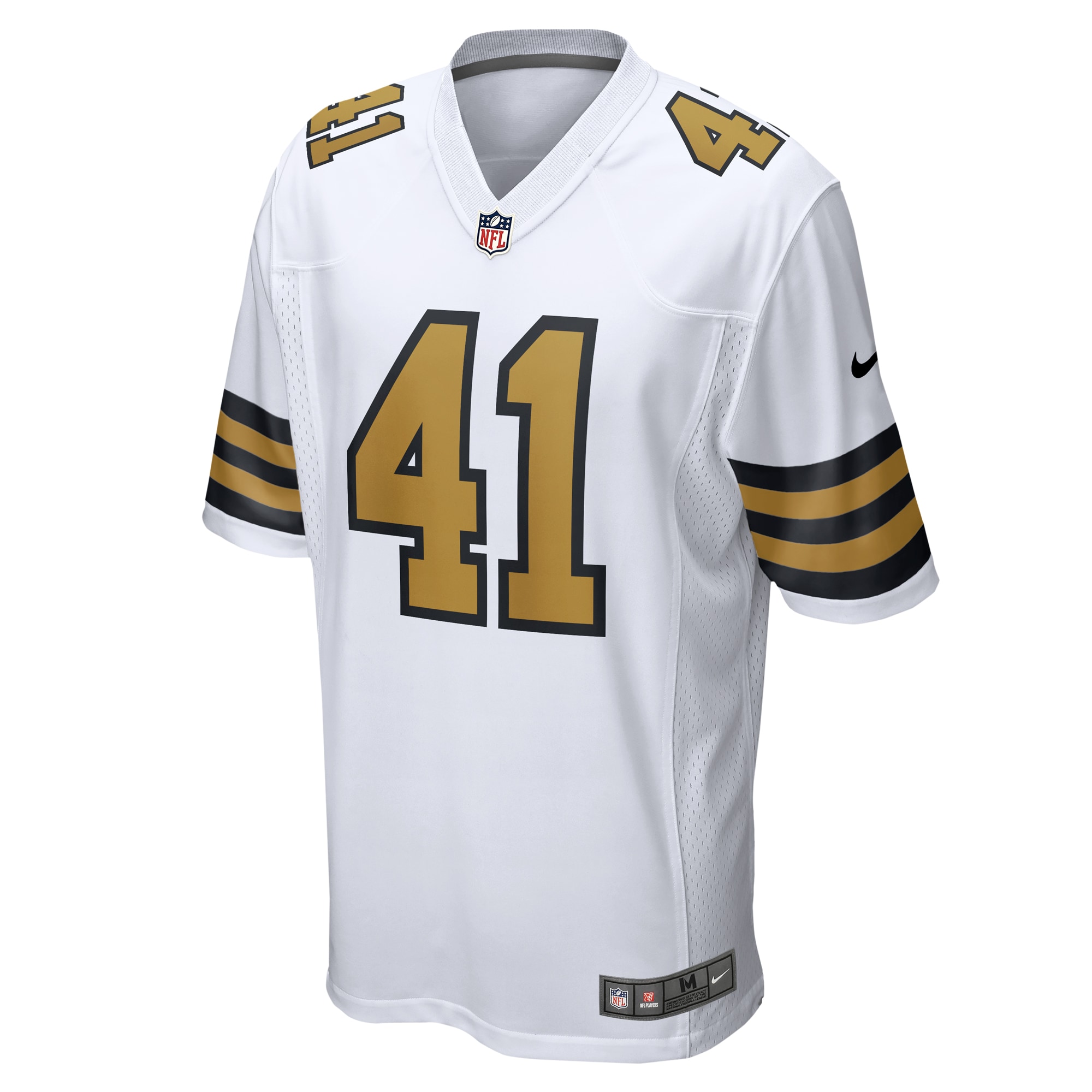Alvin Kamara New Orleans Saints Nike Alternate Game Jersey – White Clowdercats