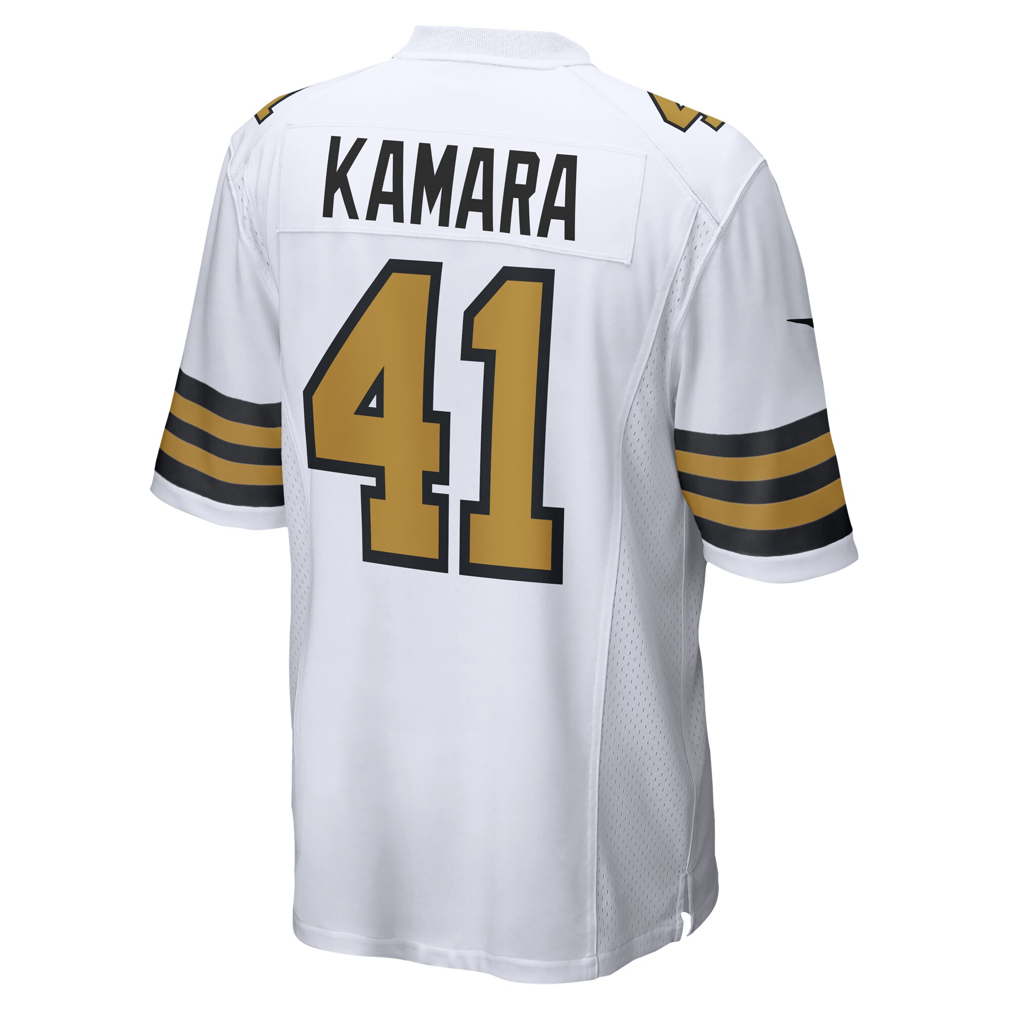 Alvin Kamara New Orleans Saints Nike Alternate Game Jersey – White Clowdercats
