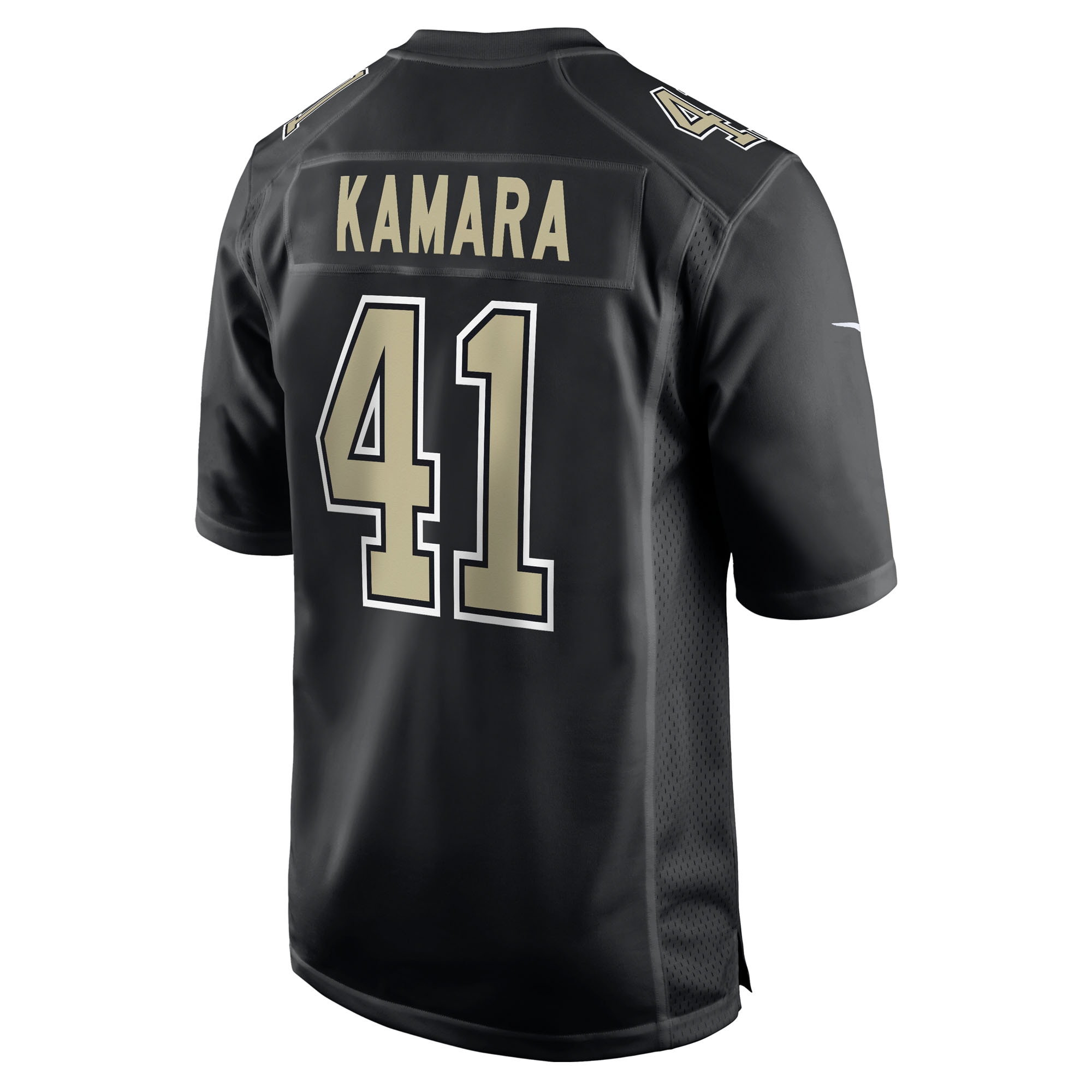 Alvin Kamara New Orleans Saints Nike Fashion Game Jersey – Carbon Black Clowdercats